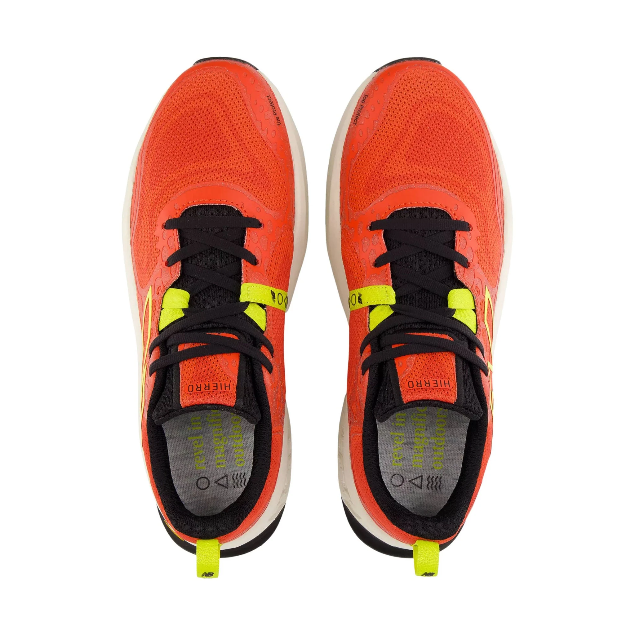 New Balance Men's Fresh Foam X Hierro v8 Trail Running Shoes - Neo Flame - Image 4