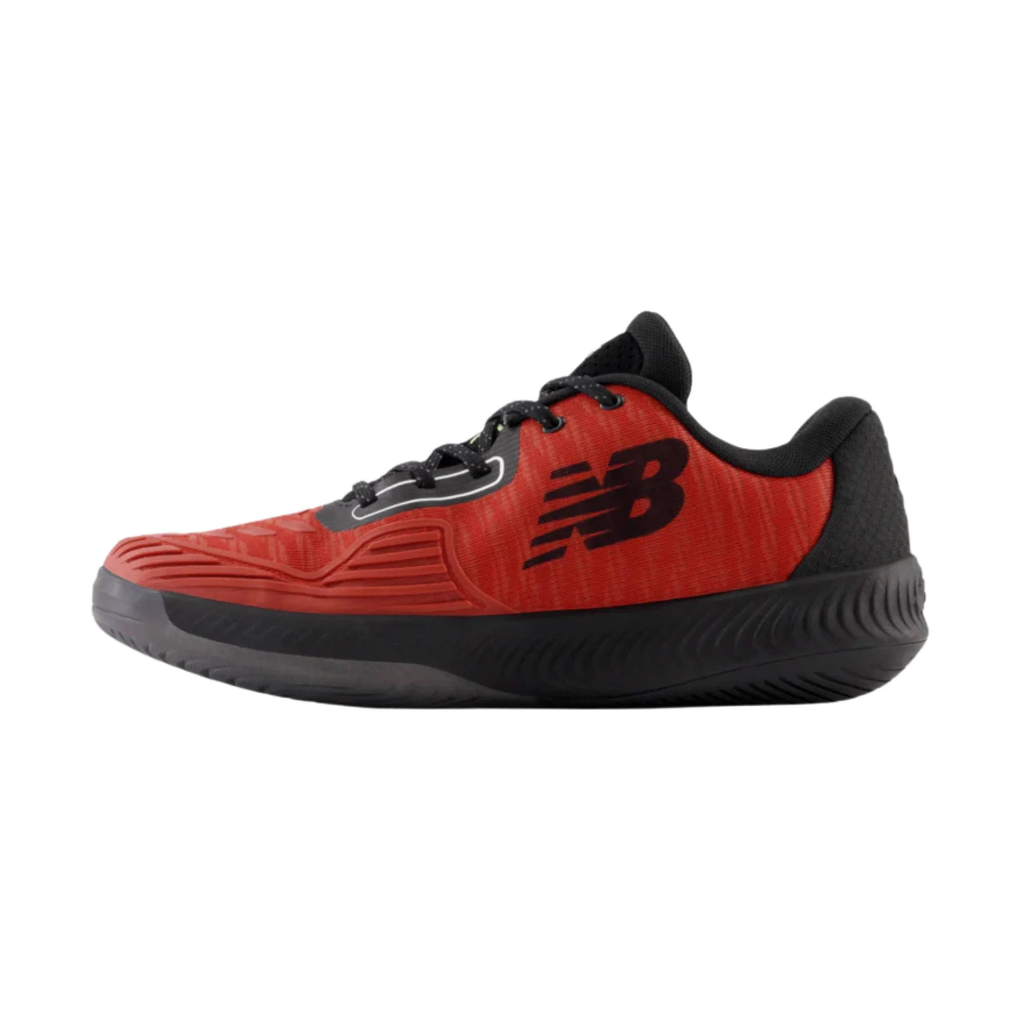 New Balance Men's Fuel Cell 996v5 Tennis Shoes - Black/Red - Image 2