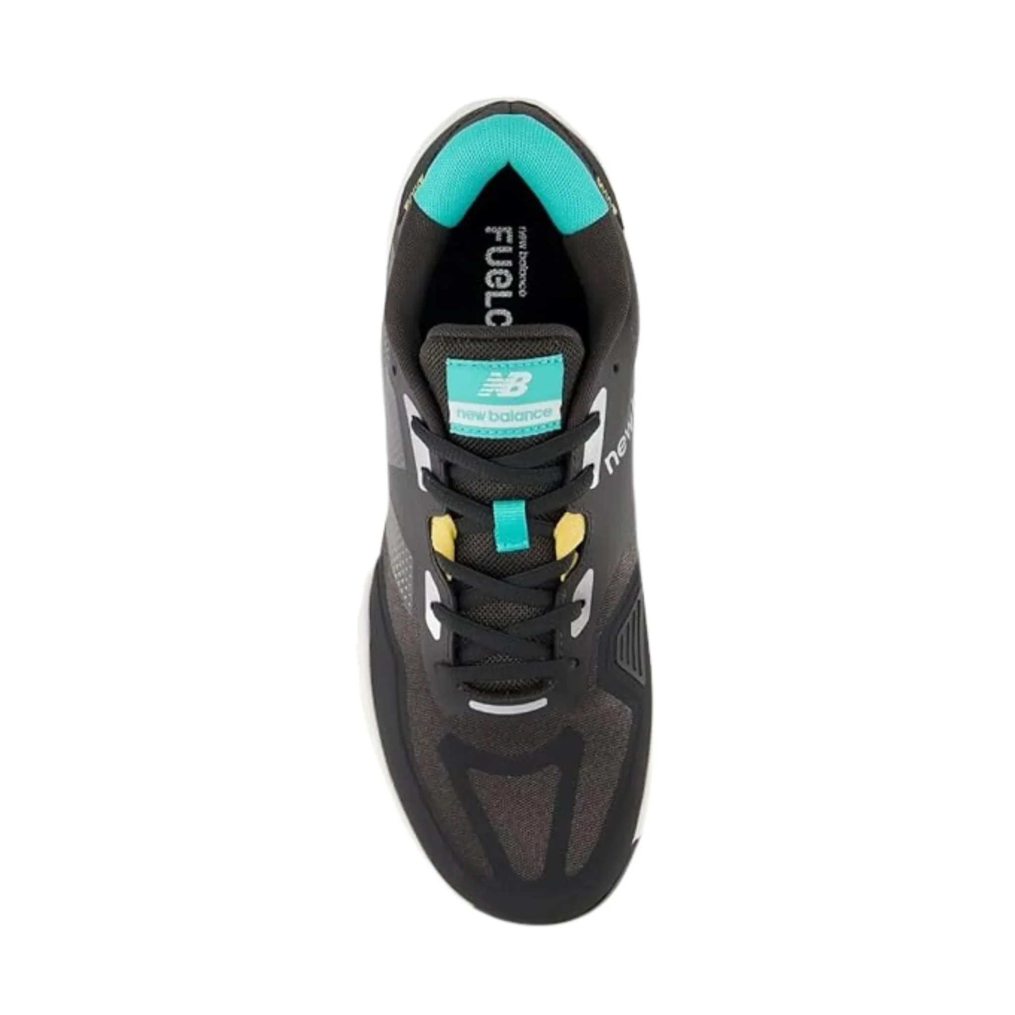 New Balance Men's FuelCell 796v4 Tennis Shoes - Black Cement/Cyber Jade/Clementine - Image 3