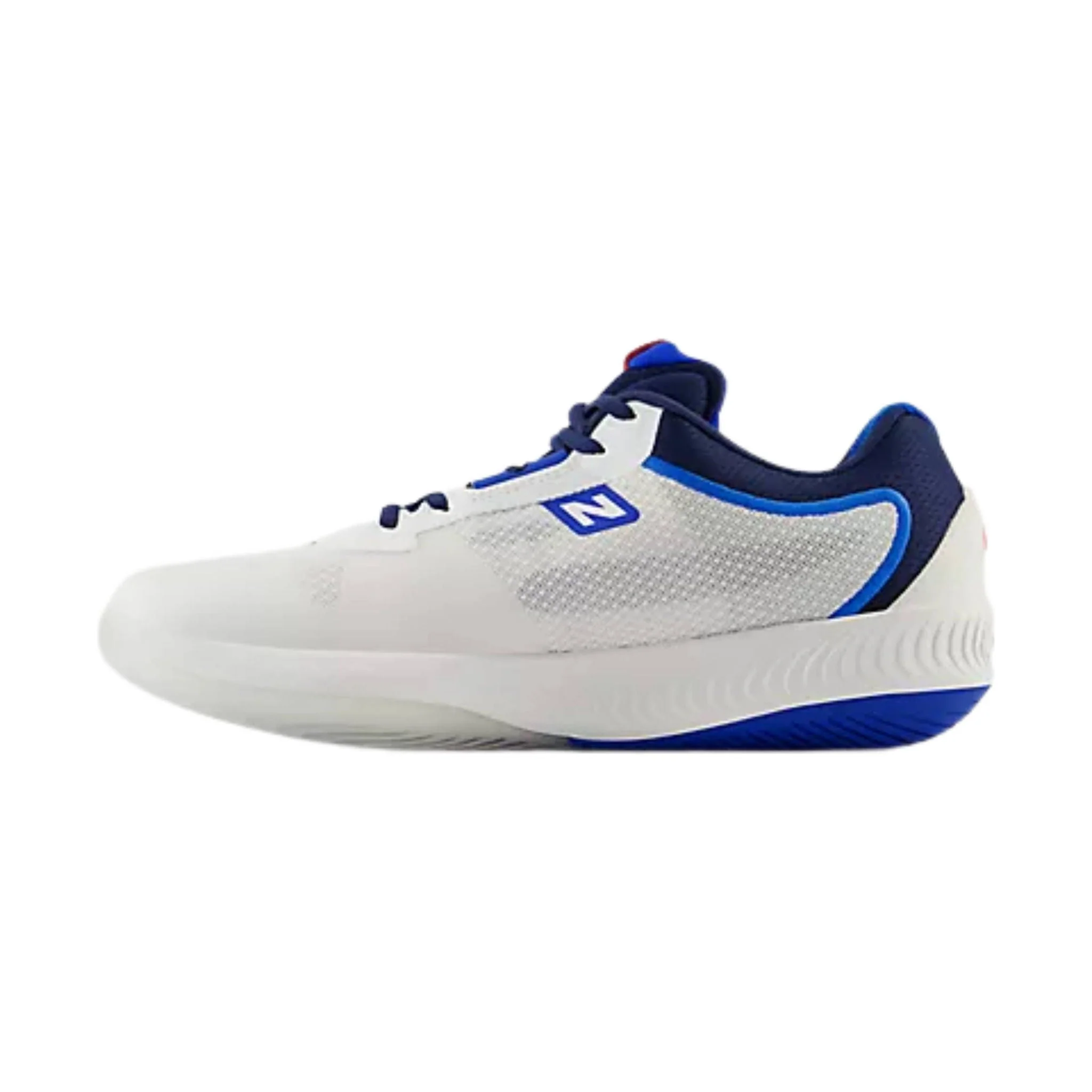 New Balance Men's FuelCell 996v6 Pickleball Tennis Shoes - White With Team Navy - Image 2