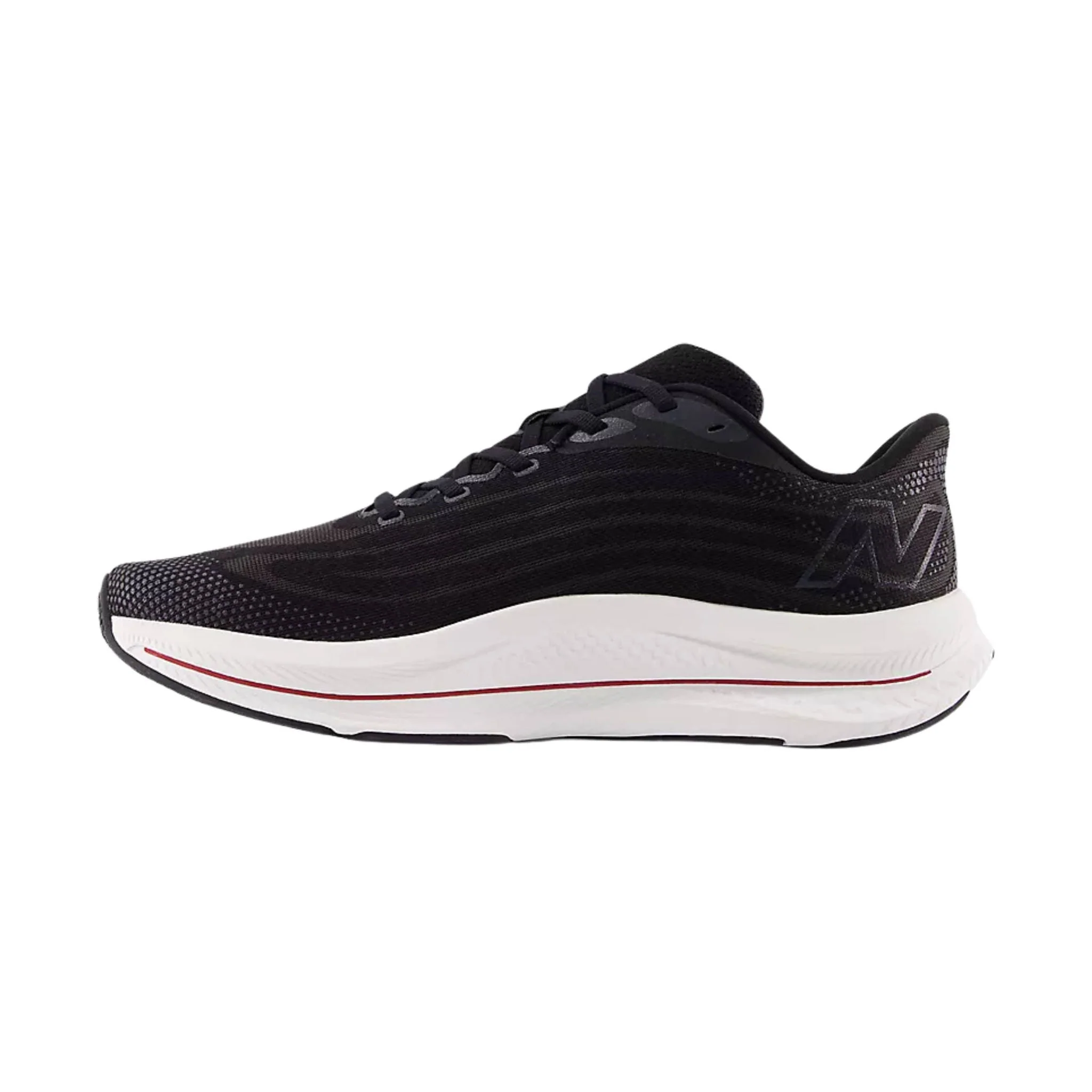 New Balance Men's FuelCell Walker Elite Shoes - Black with Team Red and Silver - Image 2