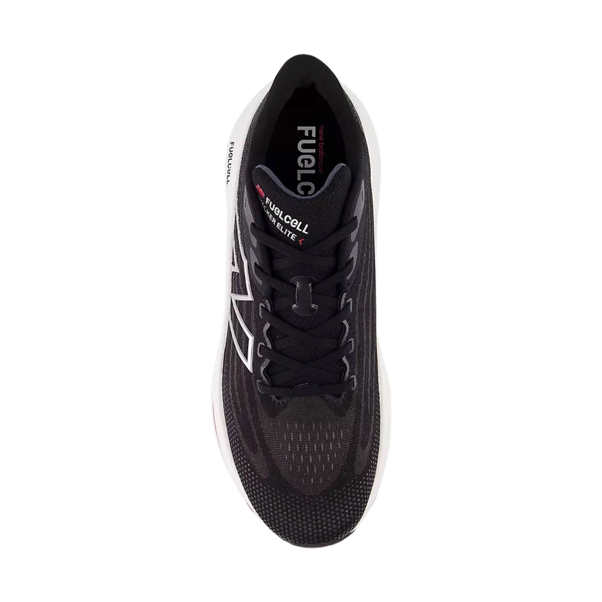 New Balance Men's FuelCell Walker Elite Shoes - Black with Team Red and Silver - Image 3