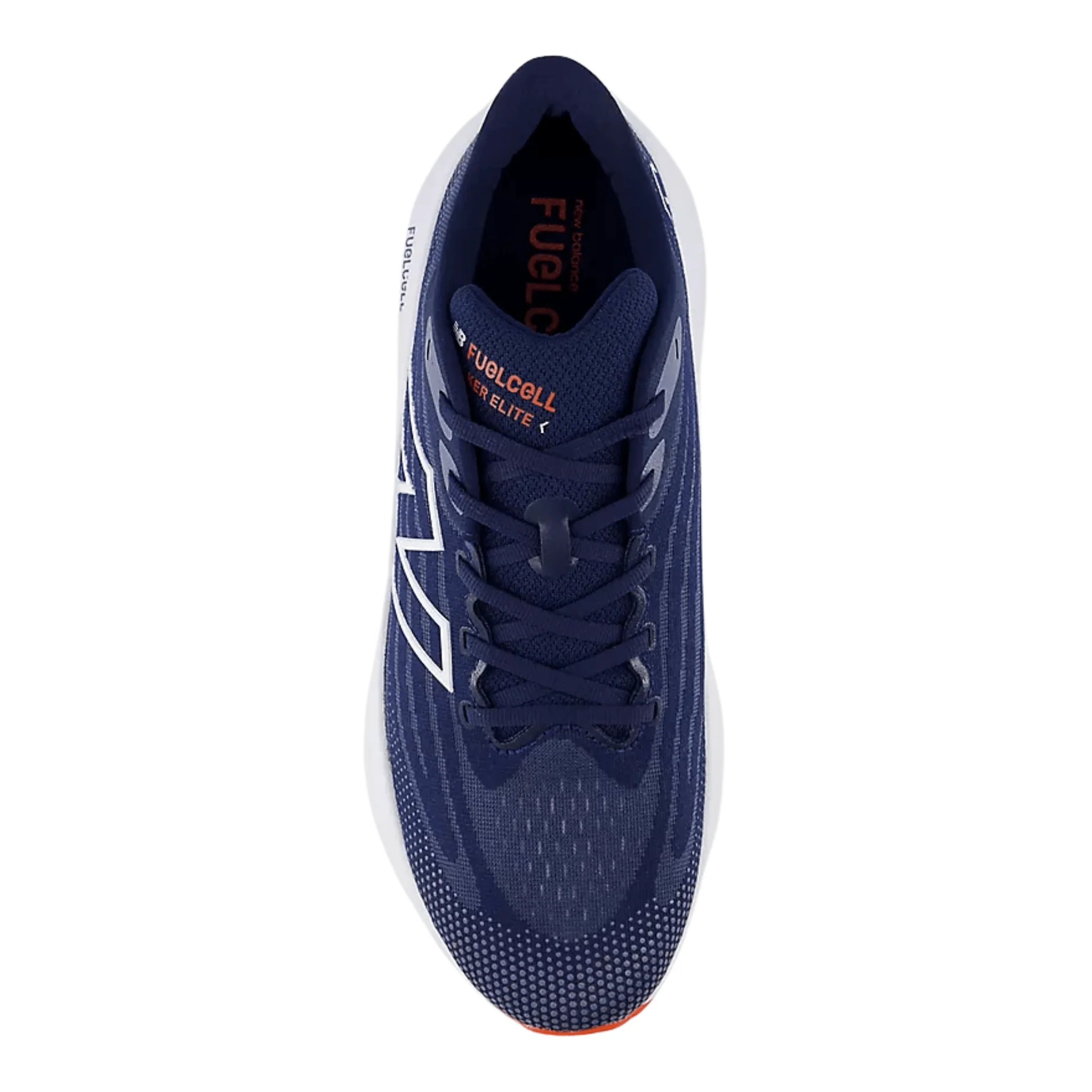 New Balance Men's FuelCell Walker Elite Shoes - NB Navy with White and Neo Flame - Image 3