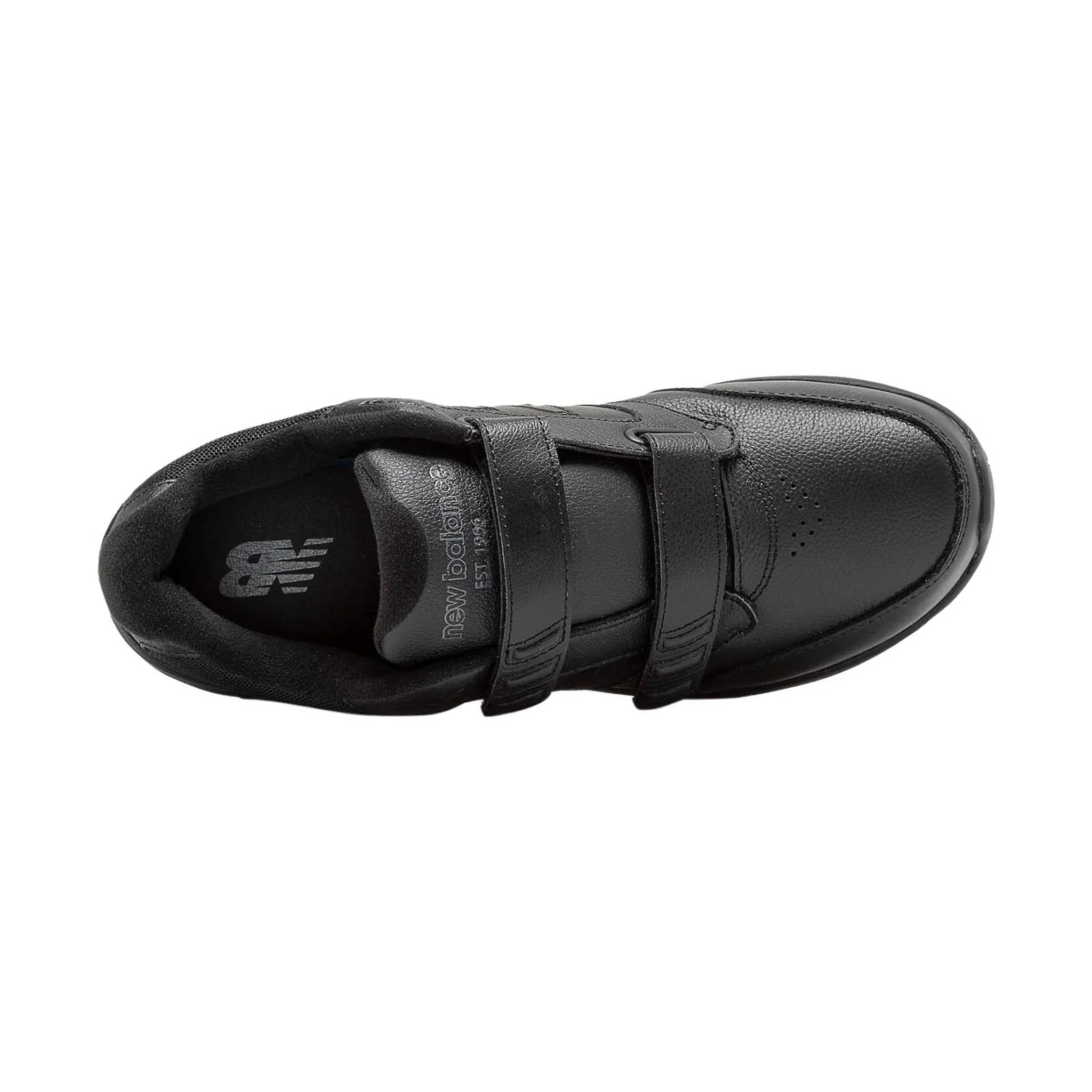 New Balance Men's Hook and Loop Leather 928v3 Walking Shoes - Black - Image 3