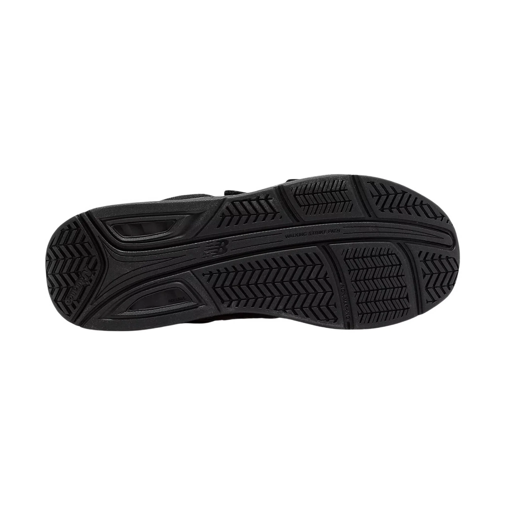 New Balance Men's Hook and Loop Leather 928v3 Walking Shoes - Black - Image 4