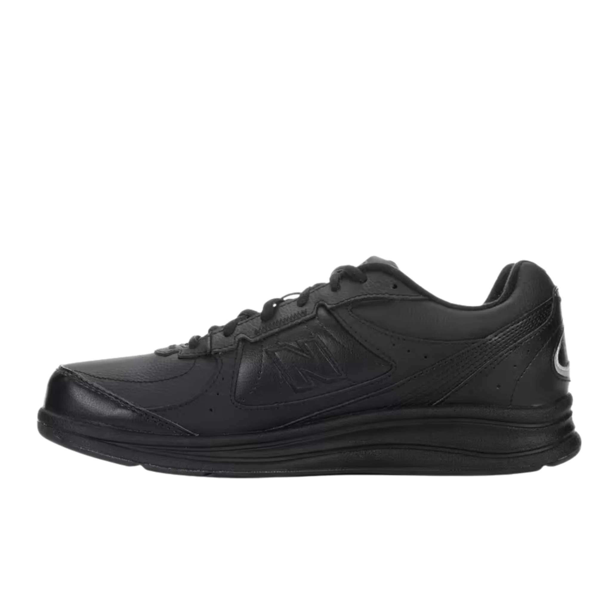 New Balance Men's Laces Walking Shoes - Black - Image 2