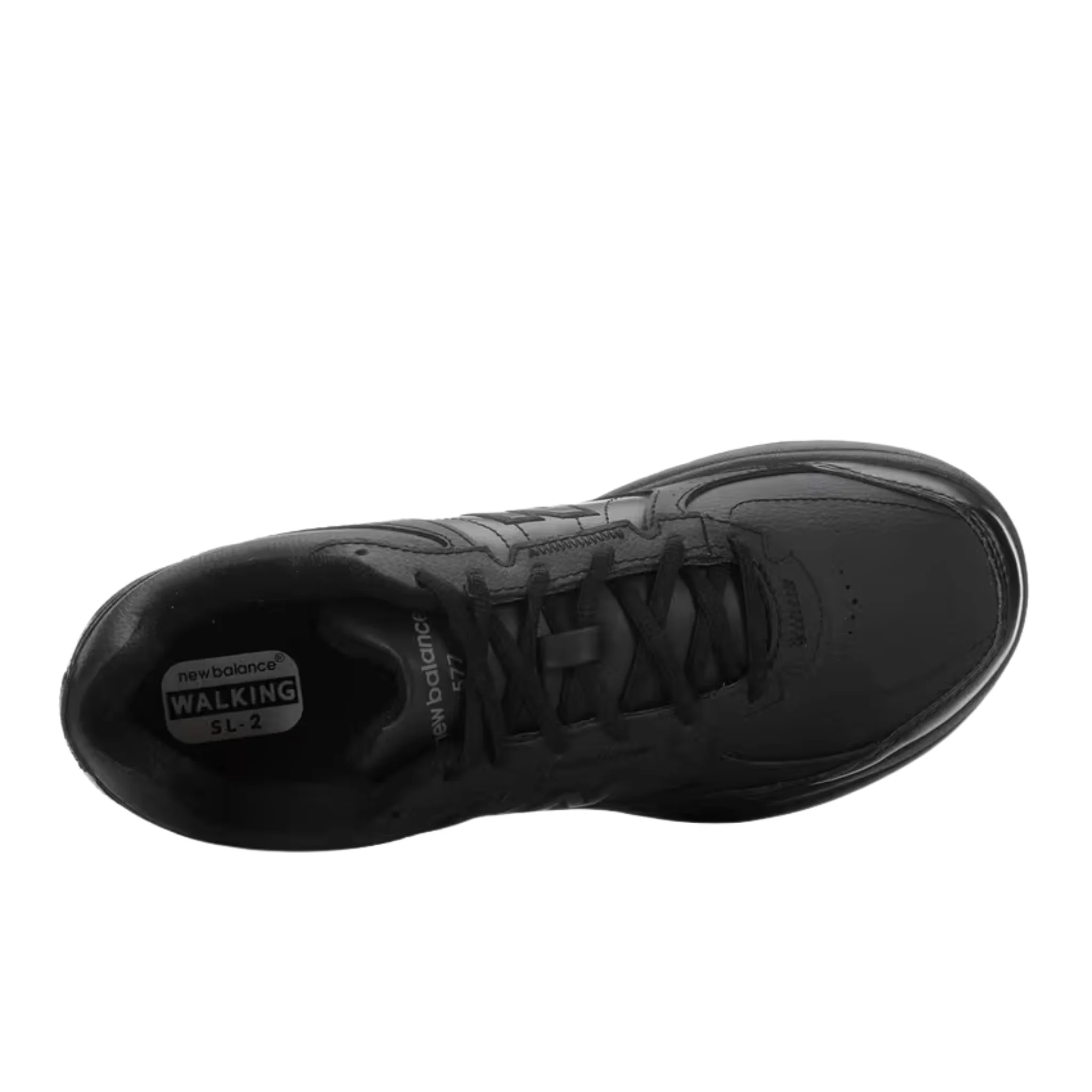 New Balance Men's Laces Walking Shoes - Black - Image 5
