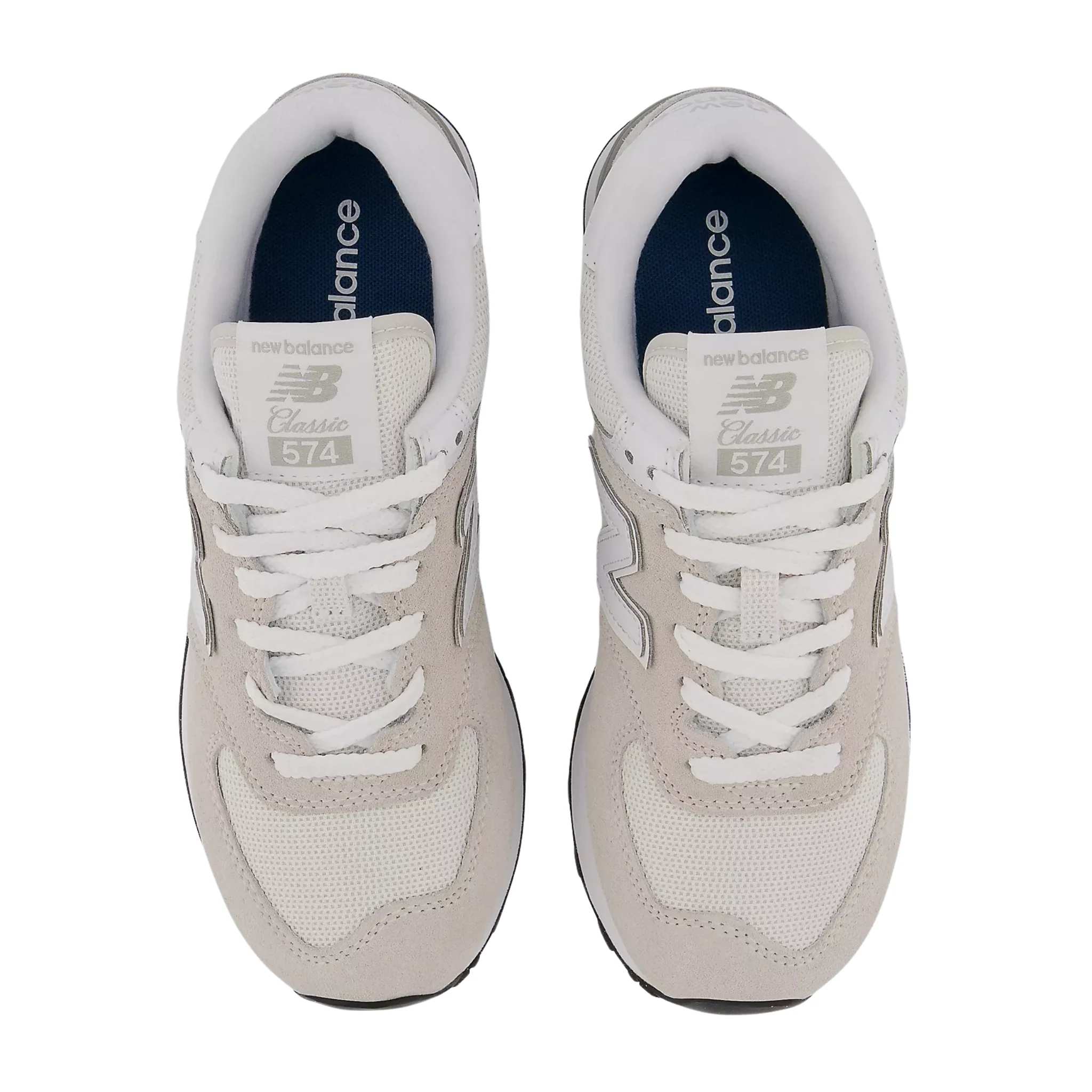 New Balance Women's 574 Lifestyle Shoes - Nimbus Cloud With NB White - Image 3
