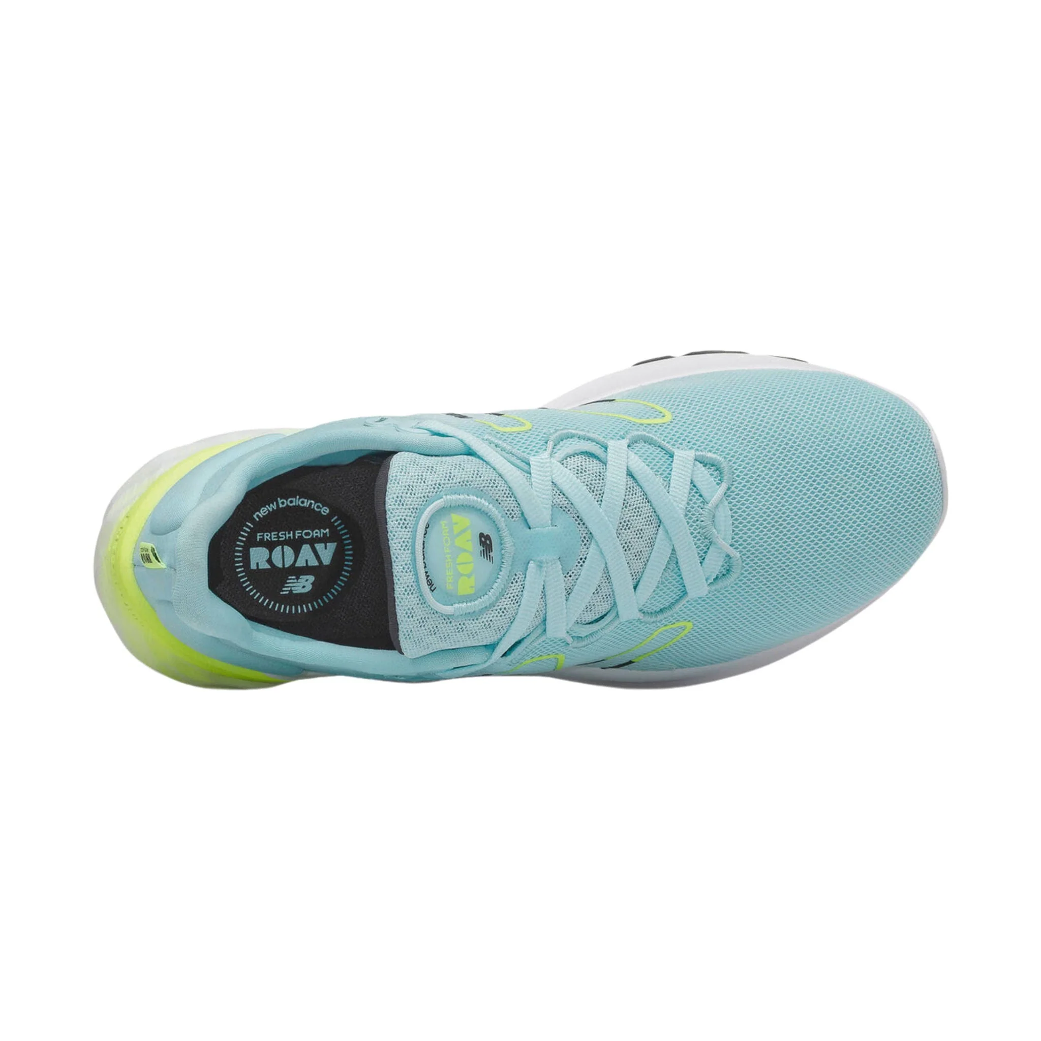 New Balance Women's Fresh Foam Roav v2 Shoes - Blue Chill/White/Bleached Lime Glo - Image 2