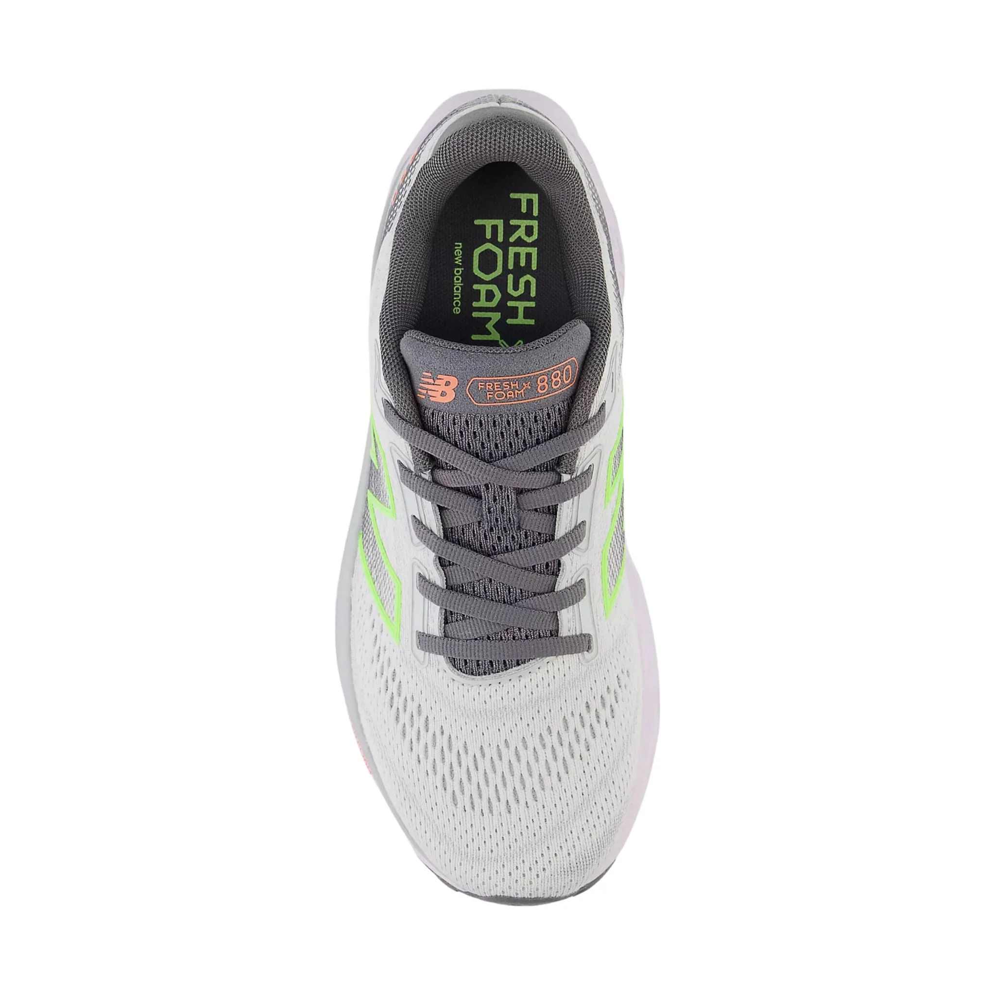 New Balance Women's Fresh Foam X 880v14 Running Shoes - Grey Matter with Taro and Bleached Lime Glo - Image 3