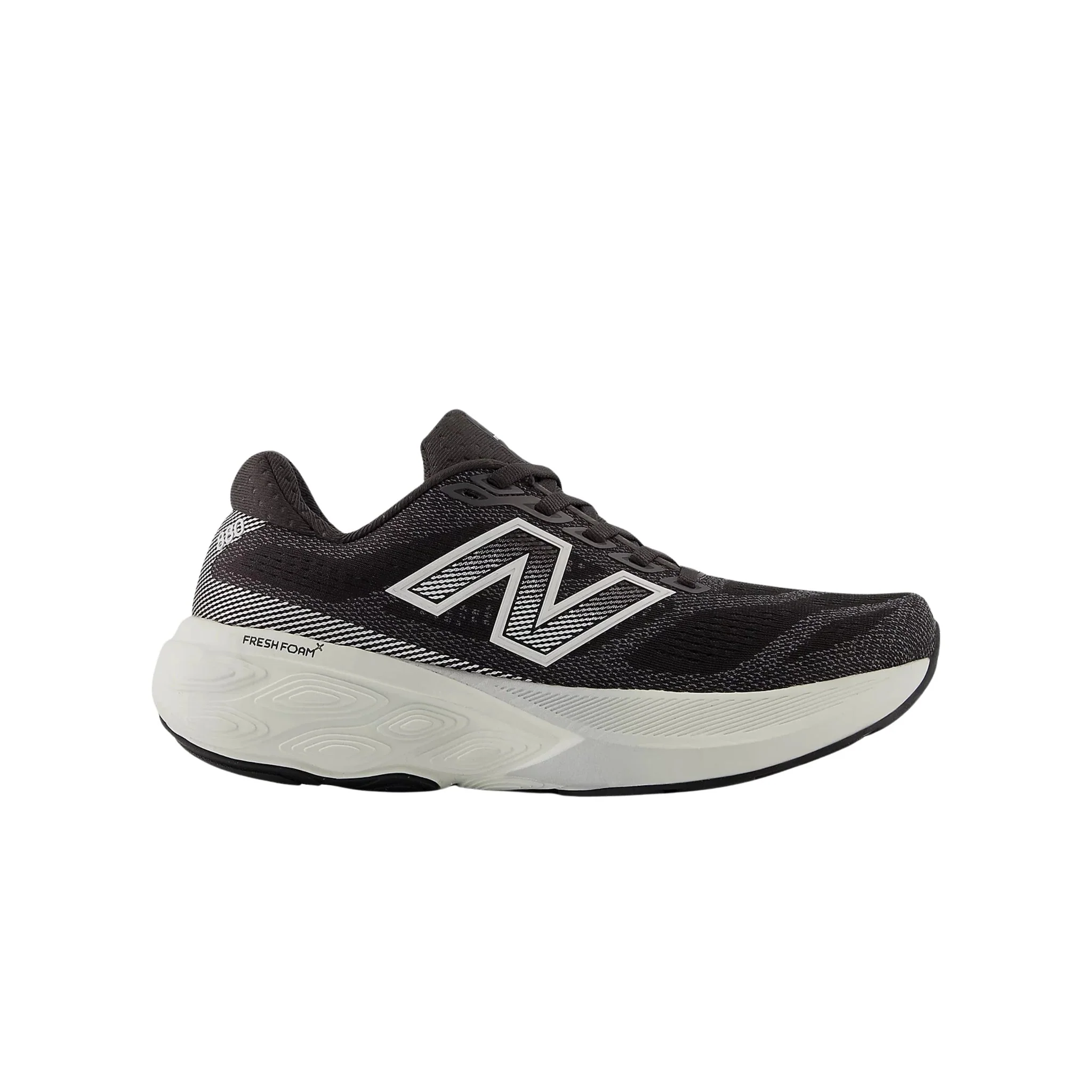 New Balance Women's Fresh Foam X 880v15 Road Running Shoes - Black Cement with Sea Salt and Silver Metallic