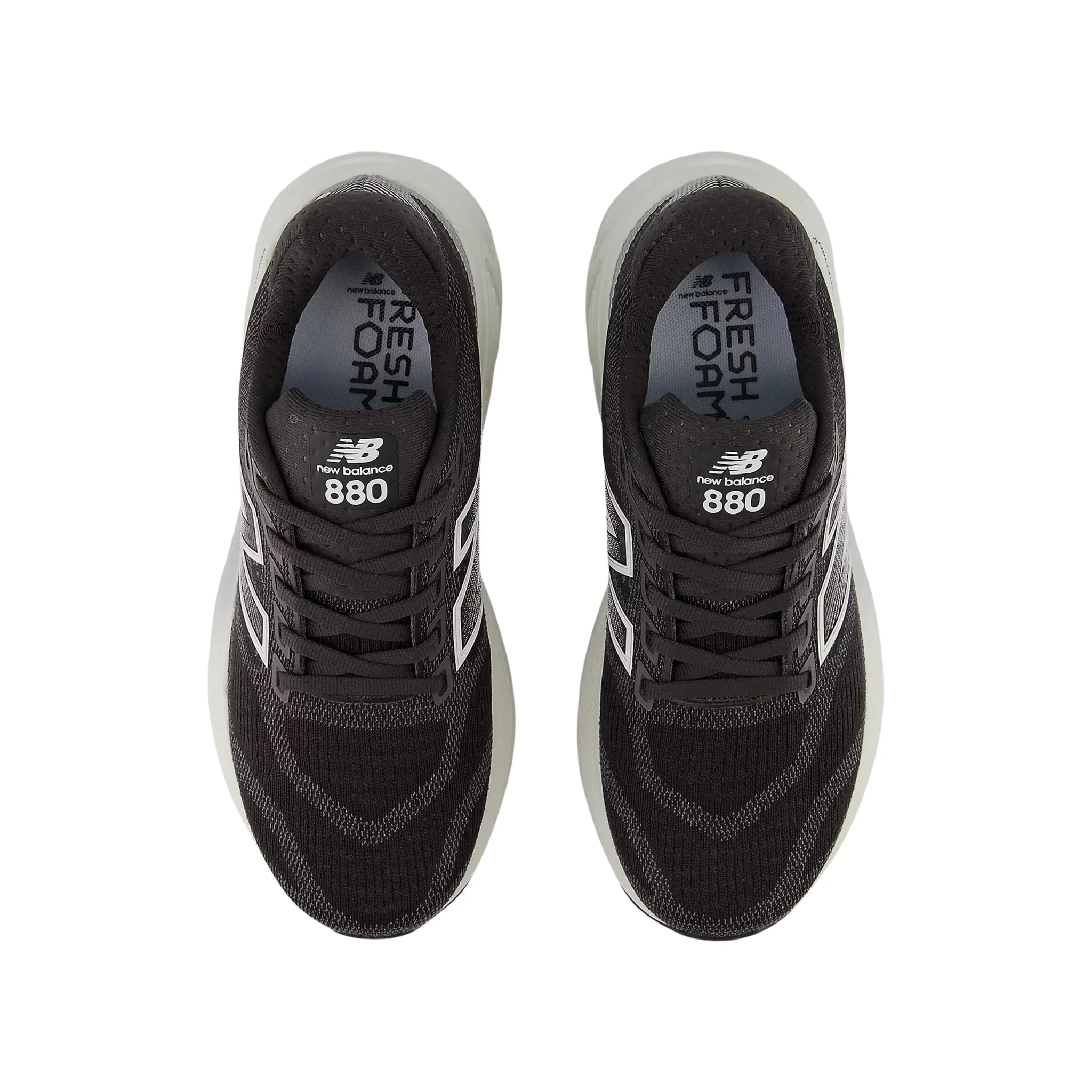 New Balance Women's Fresh Foam X 880v15 Road Running Shoes - Black Cement with Sea Salt and Silver Metallic - Image 4