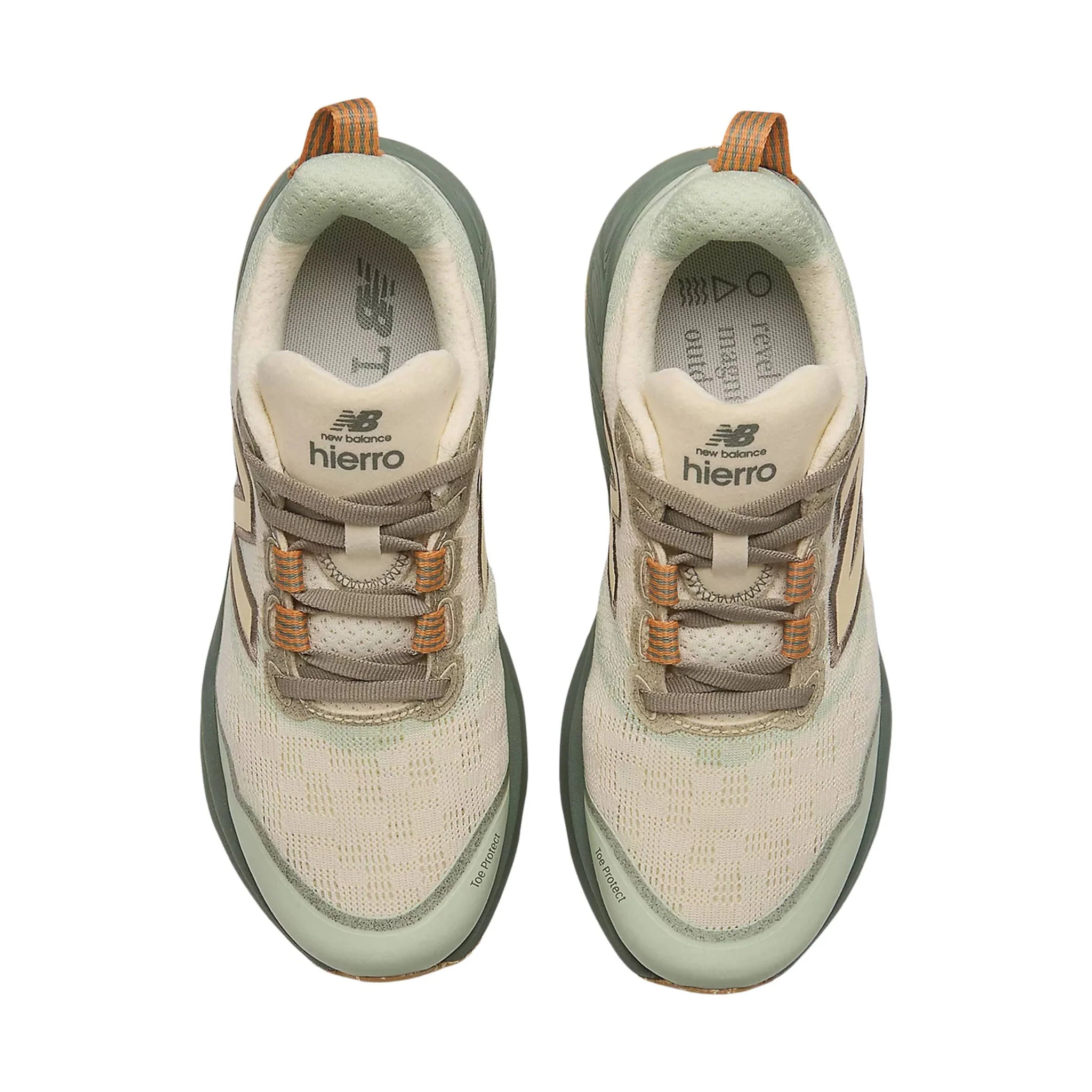 New Balance Women's Fresh Foam X Hierro v9 Trail Shoes - Calcium With Dark Juniper - Image 4