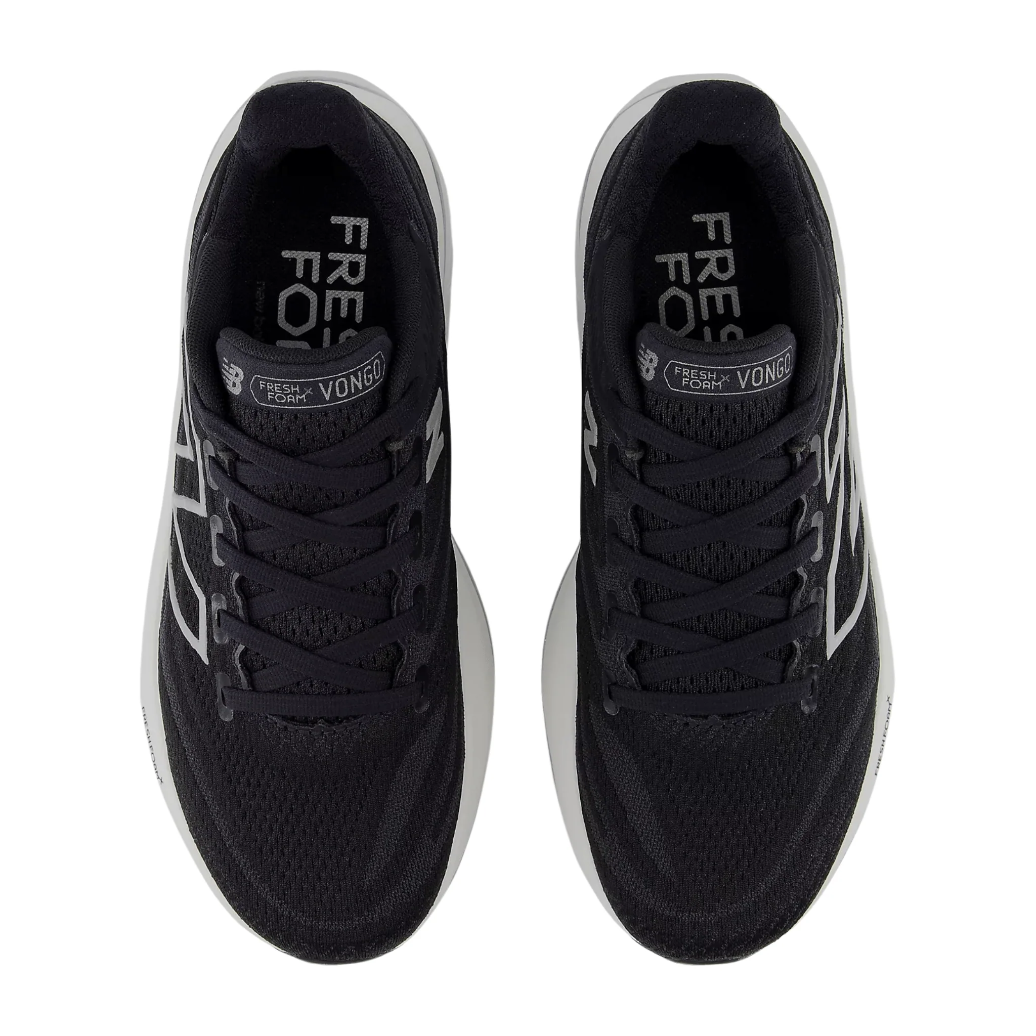 New Balance Women's Fresh Foam X Vongo v6 Running Shoes - Black/White - Image 3