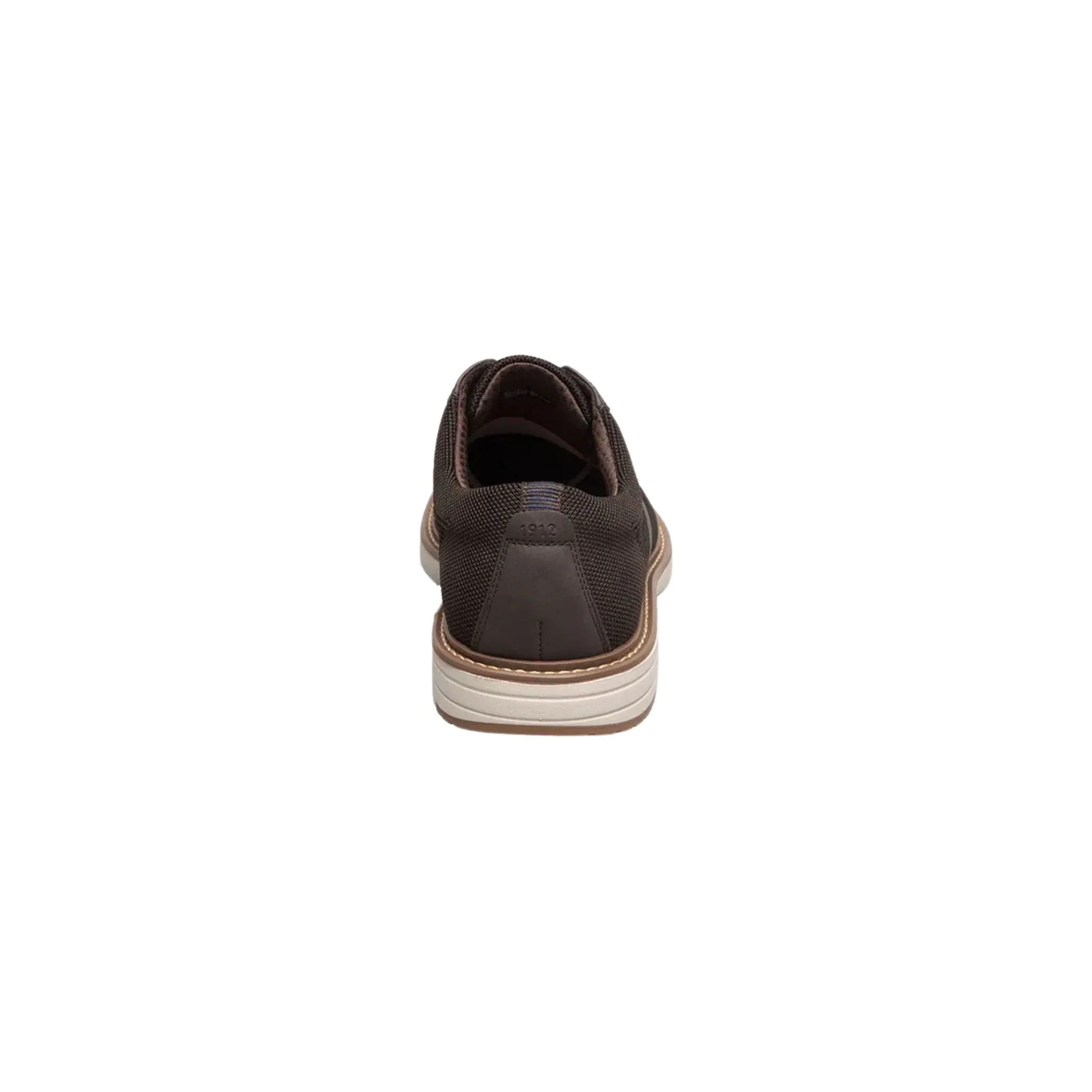 Nunn Bush Men's Griff Knit Plain Toe Oxford Shoes - Brown - Image 5