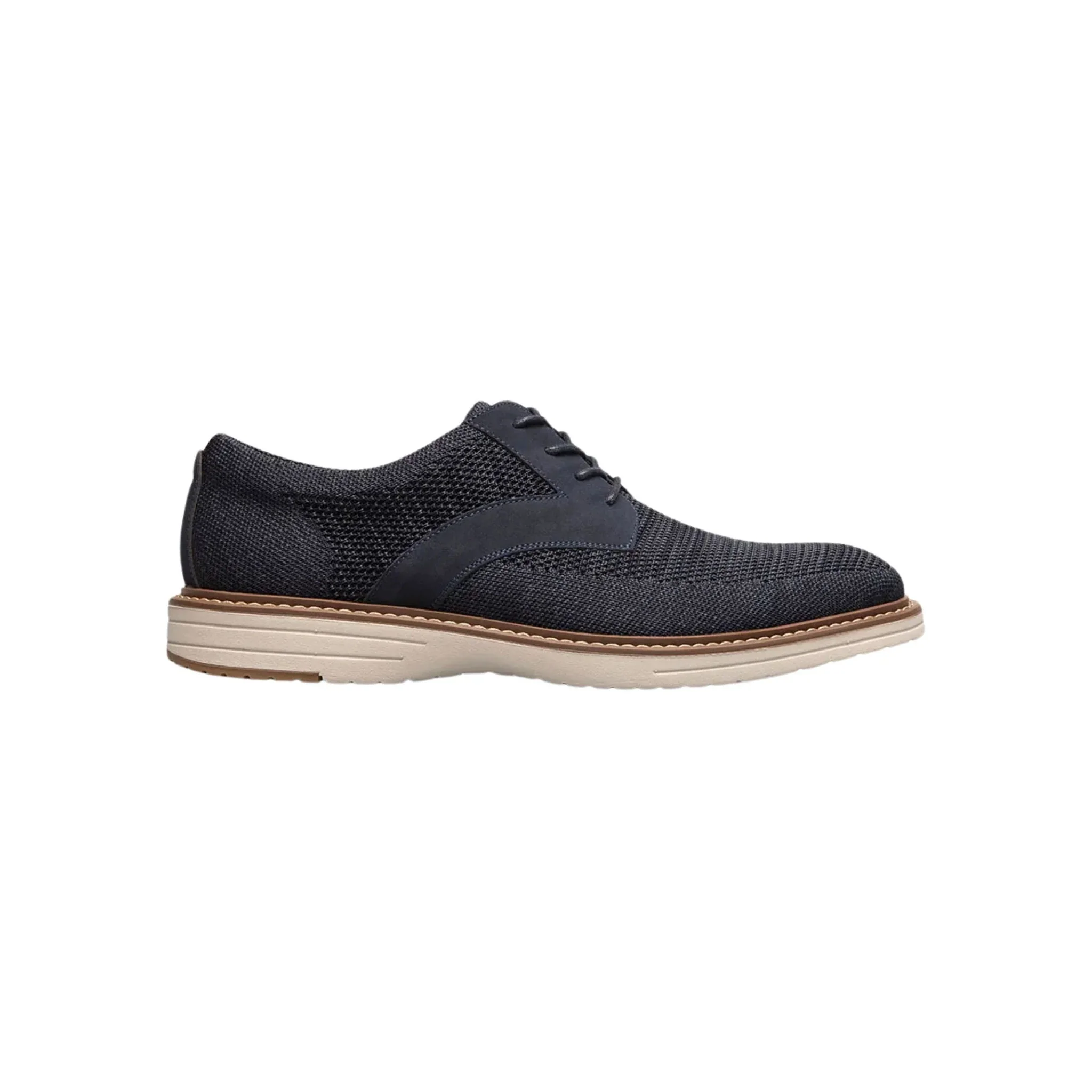 Nunn Bush Men's Griff Knit Plain Toe Oxford Shoes - Navy - Image 2