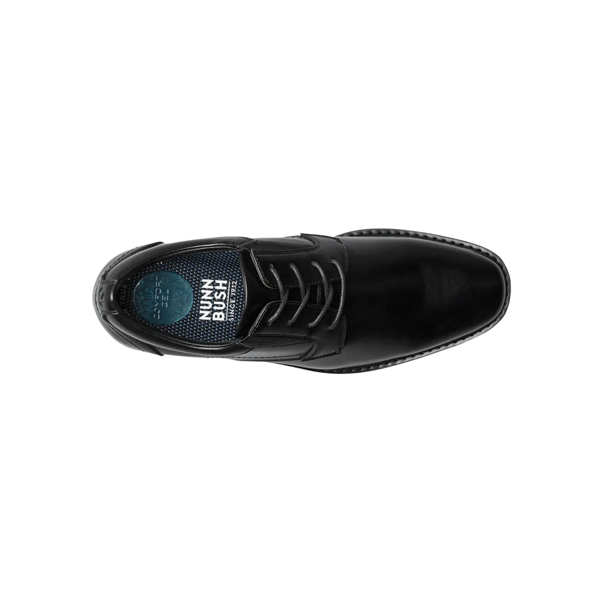 Nunn Bush Men's Jarvis Plain Toe Oxford Shoes - Black - Image 6