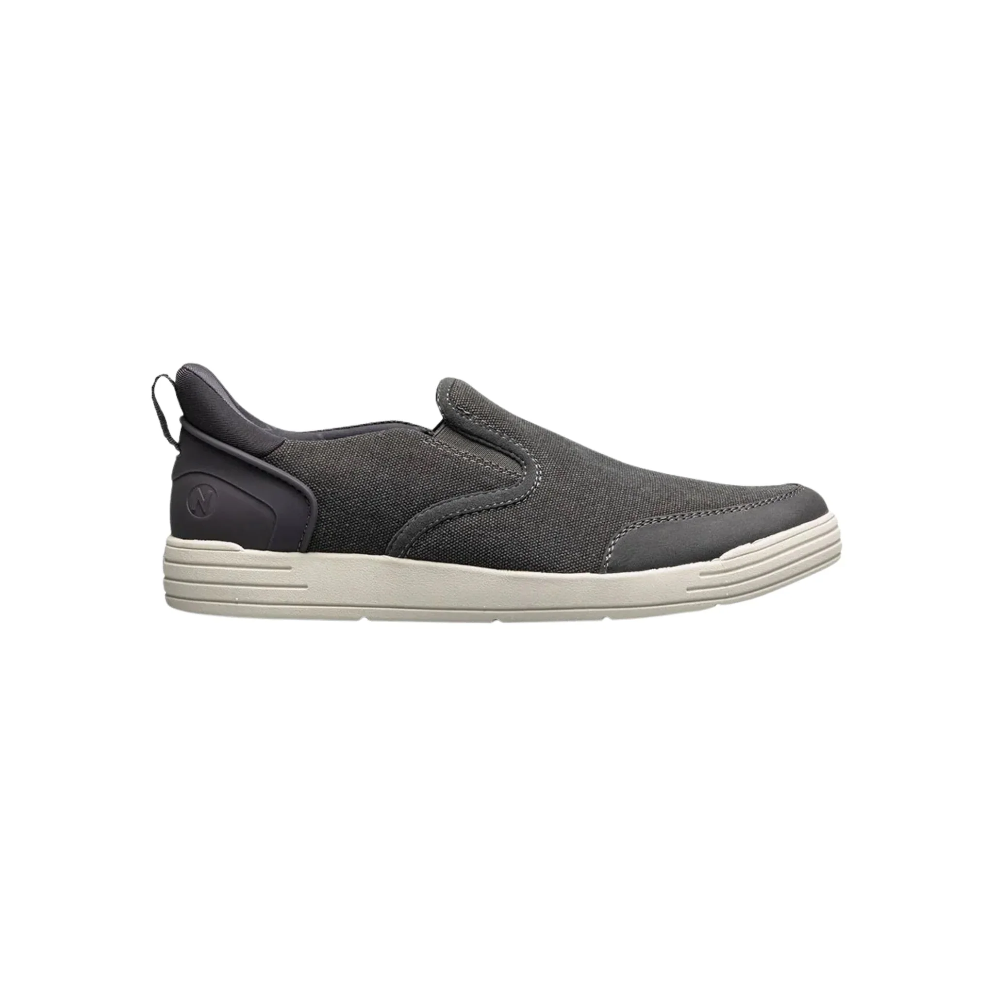 Nunn Bush Men's Kore City Walk EZ Hands Free Canvas Moc Toe Slip On Shoes - Cement - Image 2