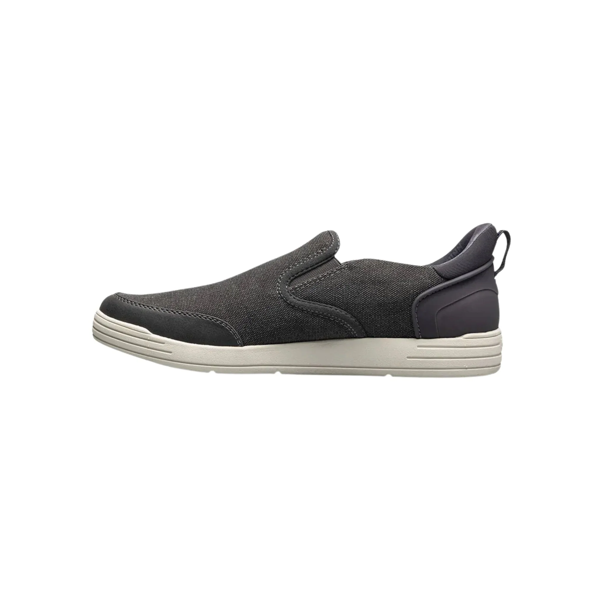 Nunn Bush Men's Kore City Walk EZ Hands Free Canvas Moc Toe Slip On Shoes - Cement - Image 3
