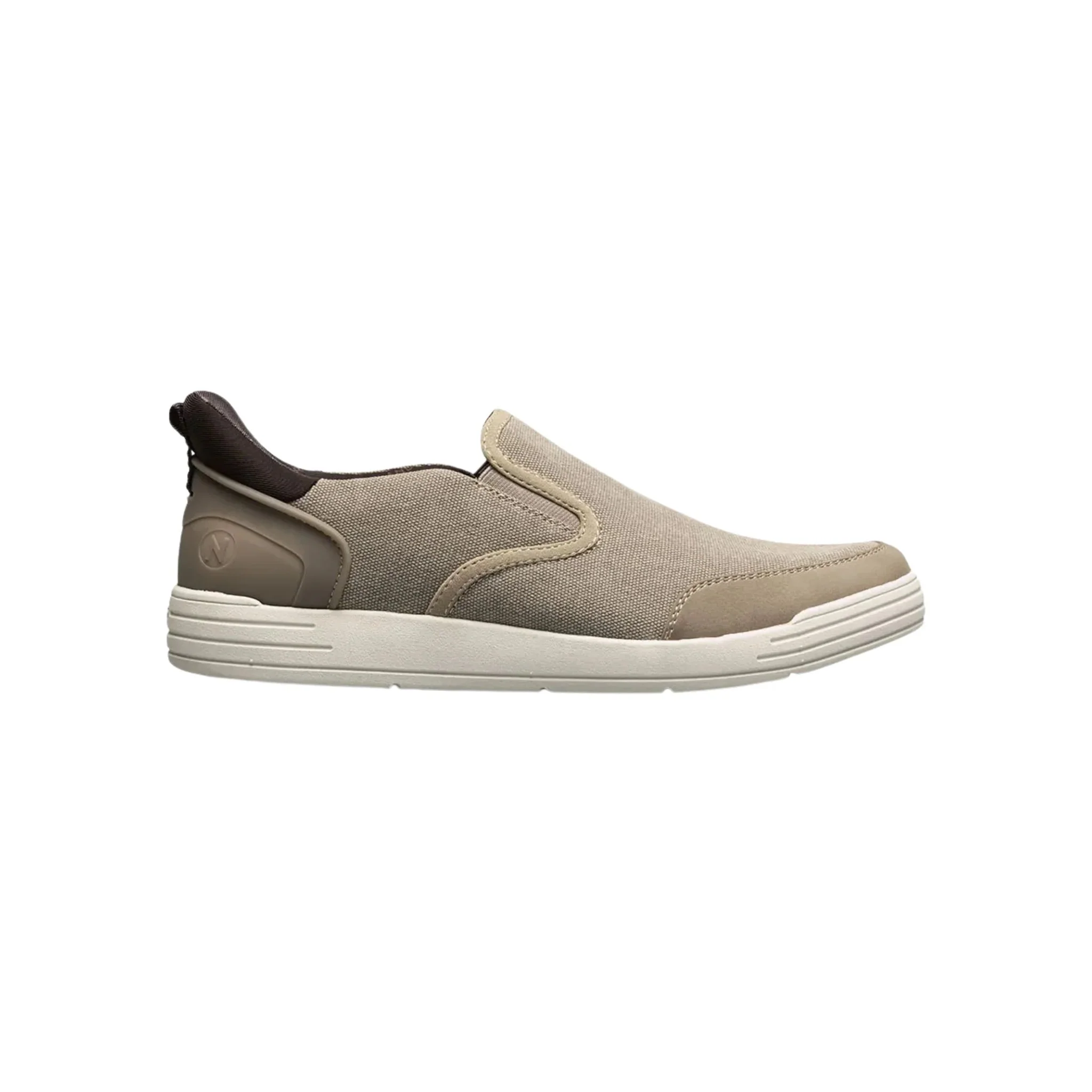 Nunn Bush Men's Kore City Walk EZ Hands Free Canvas Moc Toe Slip On Shoes - Stone - Image 2