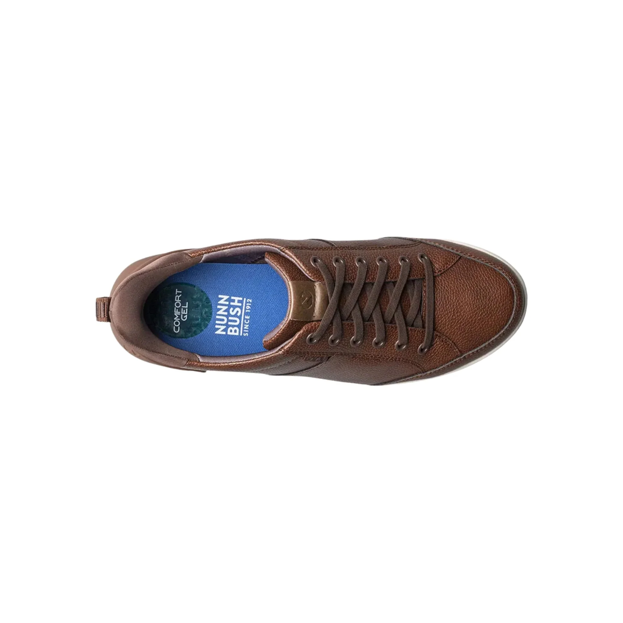 Nunn Bush Men's Kore City Walk EZ Lace To Toe Hands Free Oxford Shoes - Brandy - Image 6