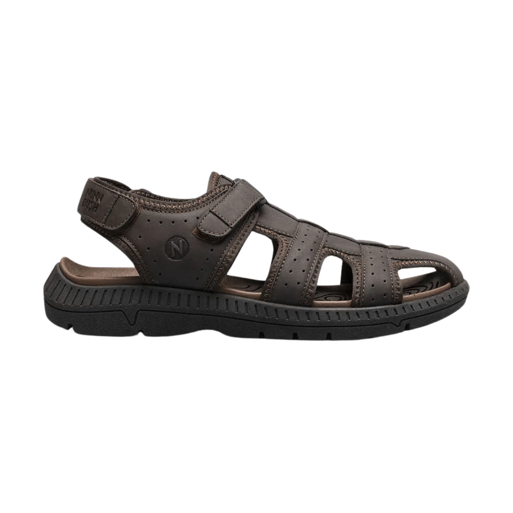 Nunn Bush Men's Laguna Closed Toe Fisherman Sandals - Brown - Image 2