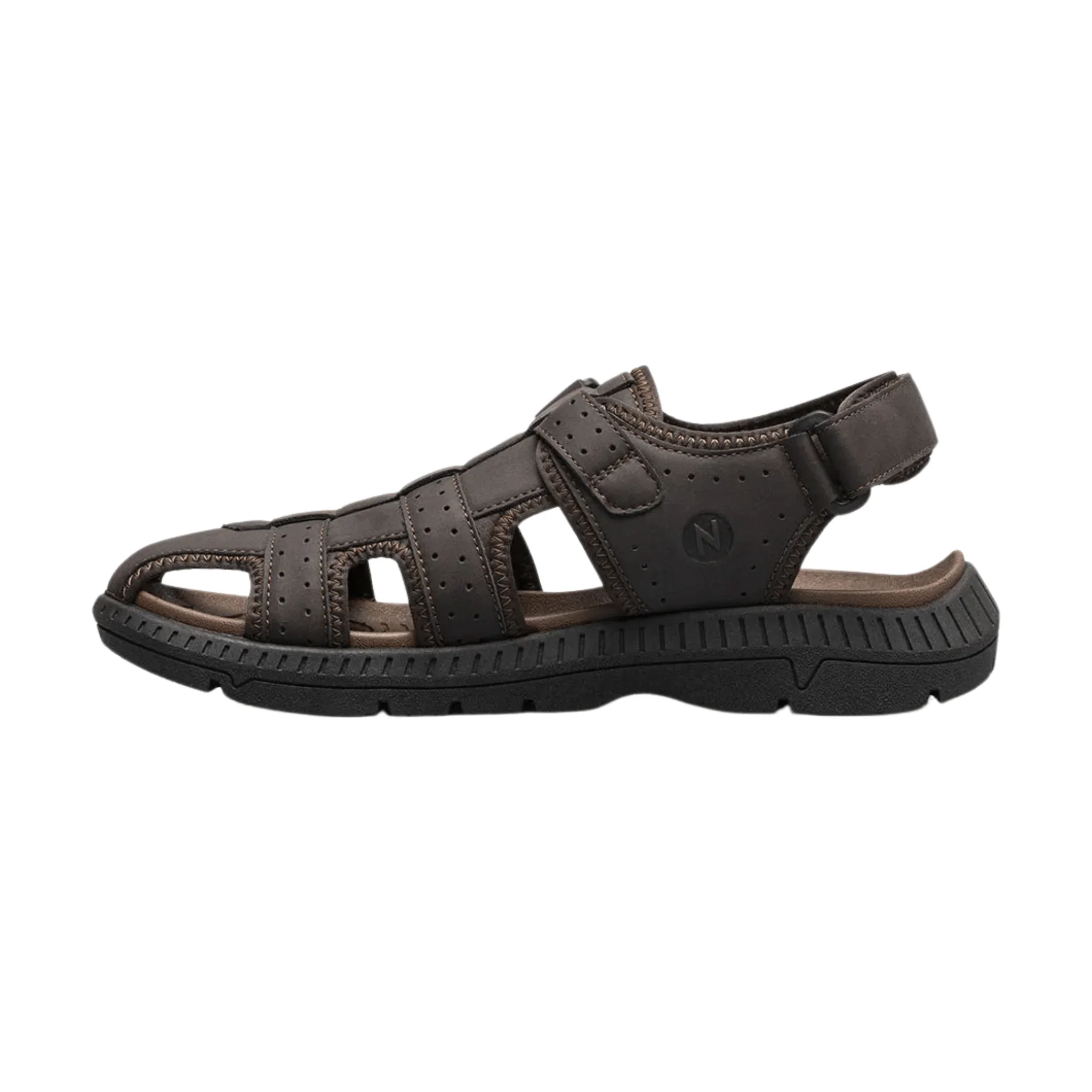 Nunn Bush Men's Laguna Closed Toe Fisherman Sandals - Brown - Image 3