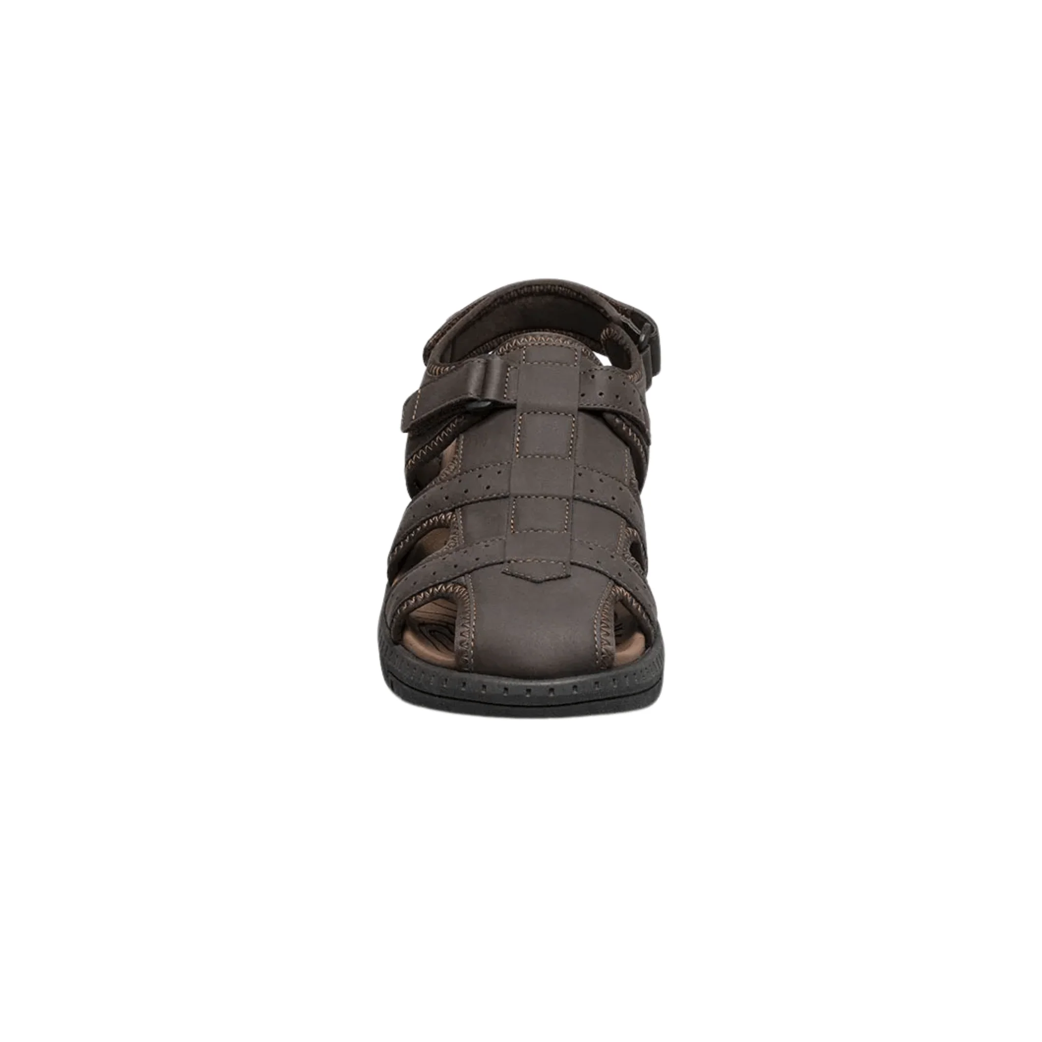 Nunn Bush Men's Laguna Closed Toe Fisherman Sandals - Brown - Image 4