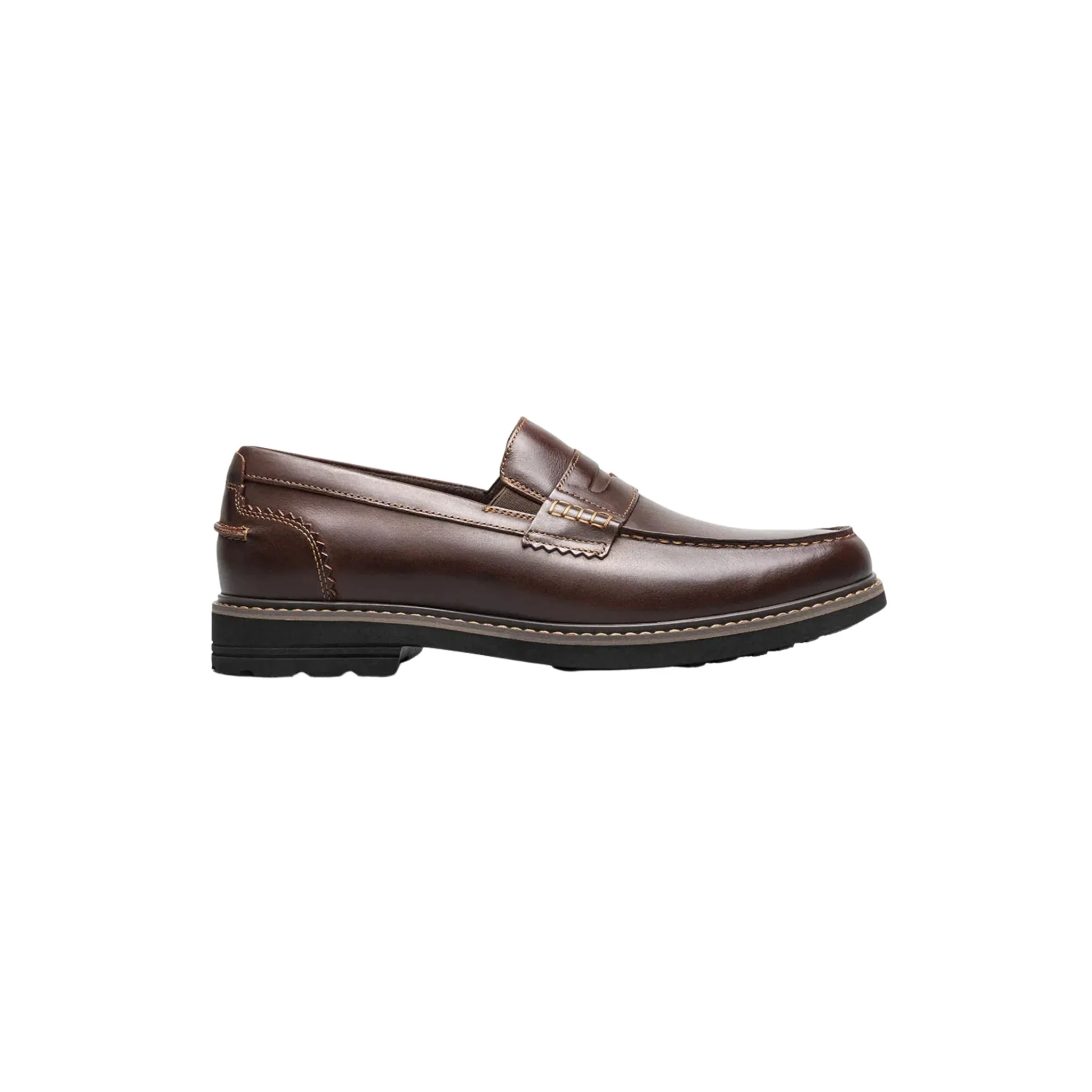 Nunn Bush Men's Odin II Moc Toe Penny Loafers - Burgundy - Image 2
