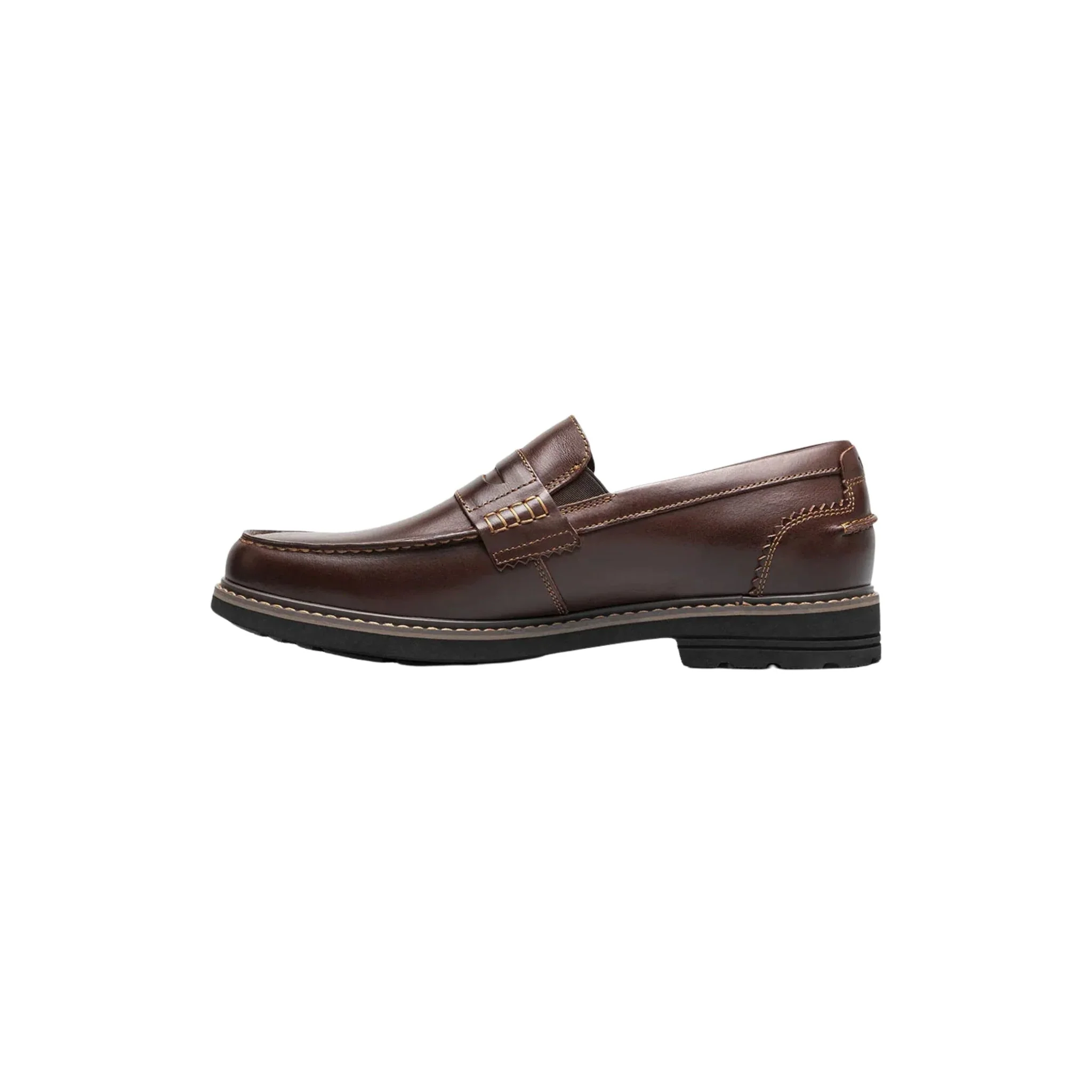 Nunn Bush Men's Odin II Moc Toe Penny Loafers - Burgundy - Image 3