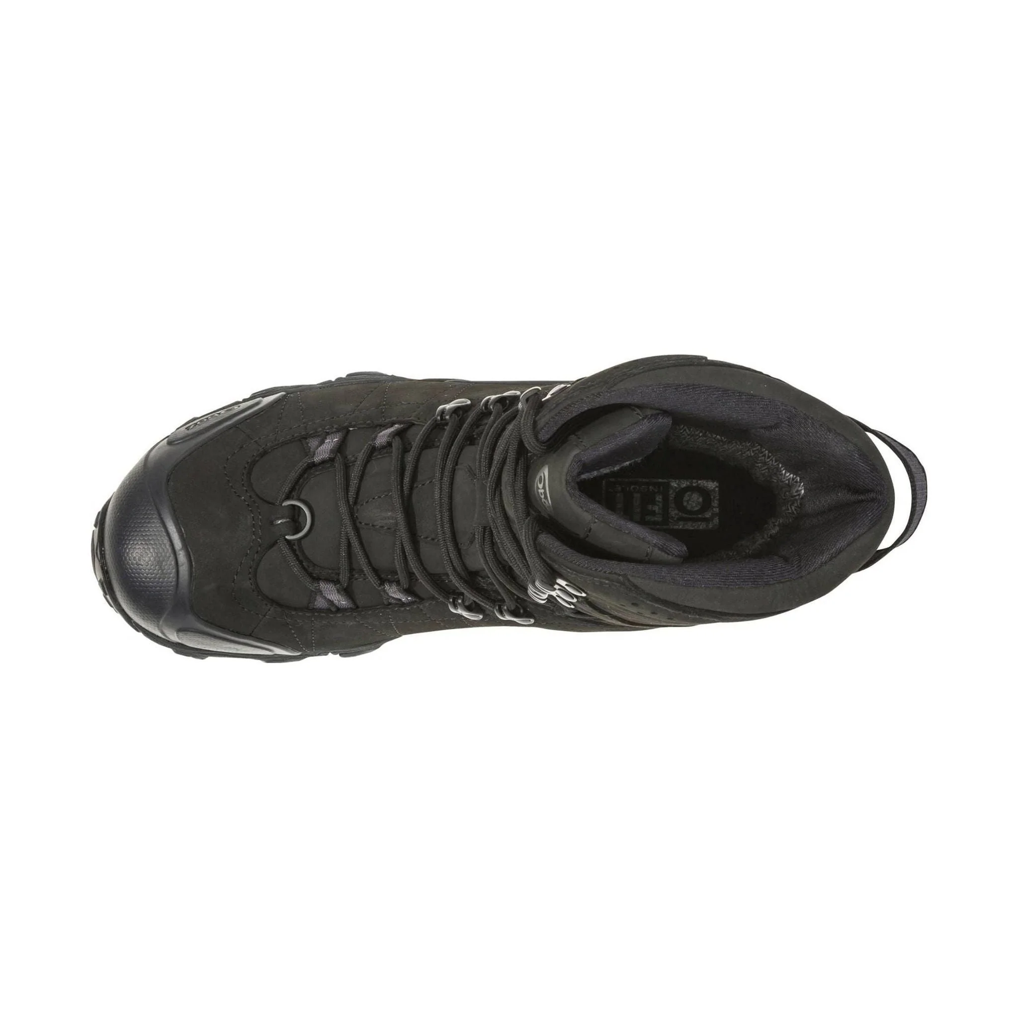 Oboz Men's Bridger 10 Inch Insulated Waterproof Winter Boot - Midnight Black - Image 4