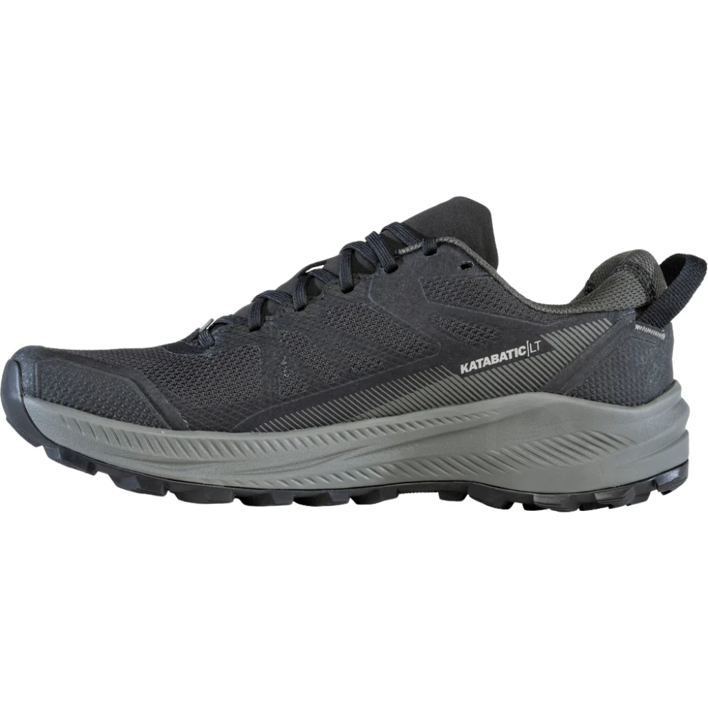 Oboz Men's Katabatic LT Low GTX Waterproof Hiking Shoes - Black Sea - Image 3