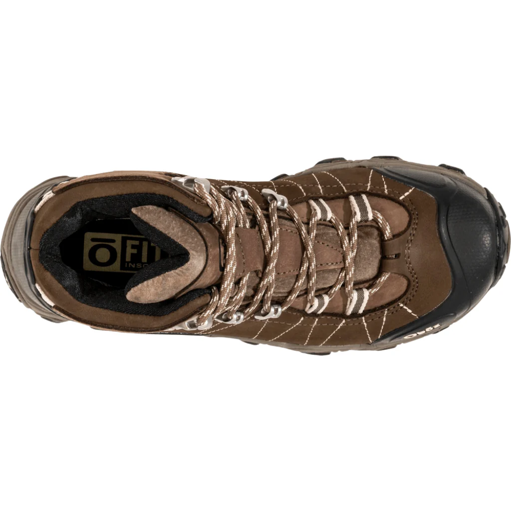 Oboz Women's Bridger Mid Waterproof Hiking Boot - Walnut - Image 4
