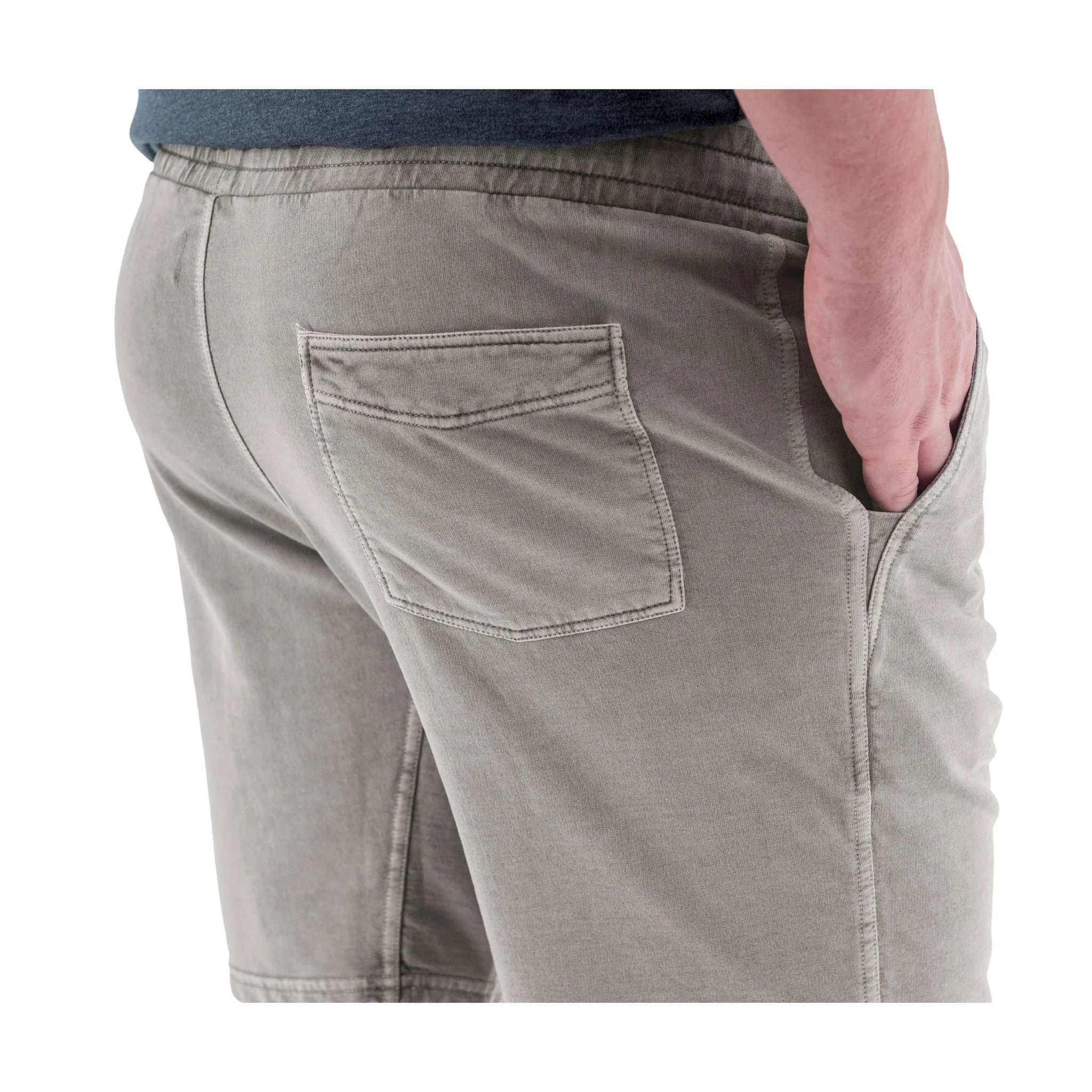 Old Ranch Men's Sprague Pull On Knit Shorts - Neutral Grey - Image 5