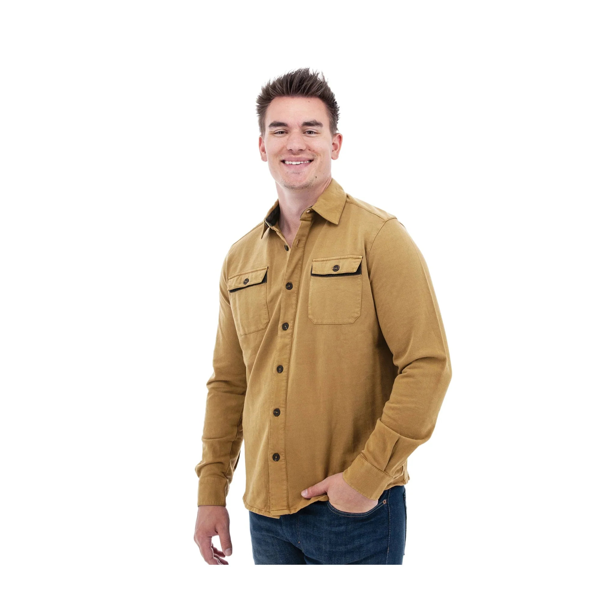 Old Ranch Men's Sprague Shirt - Bistre - Image 2