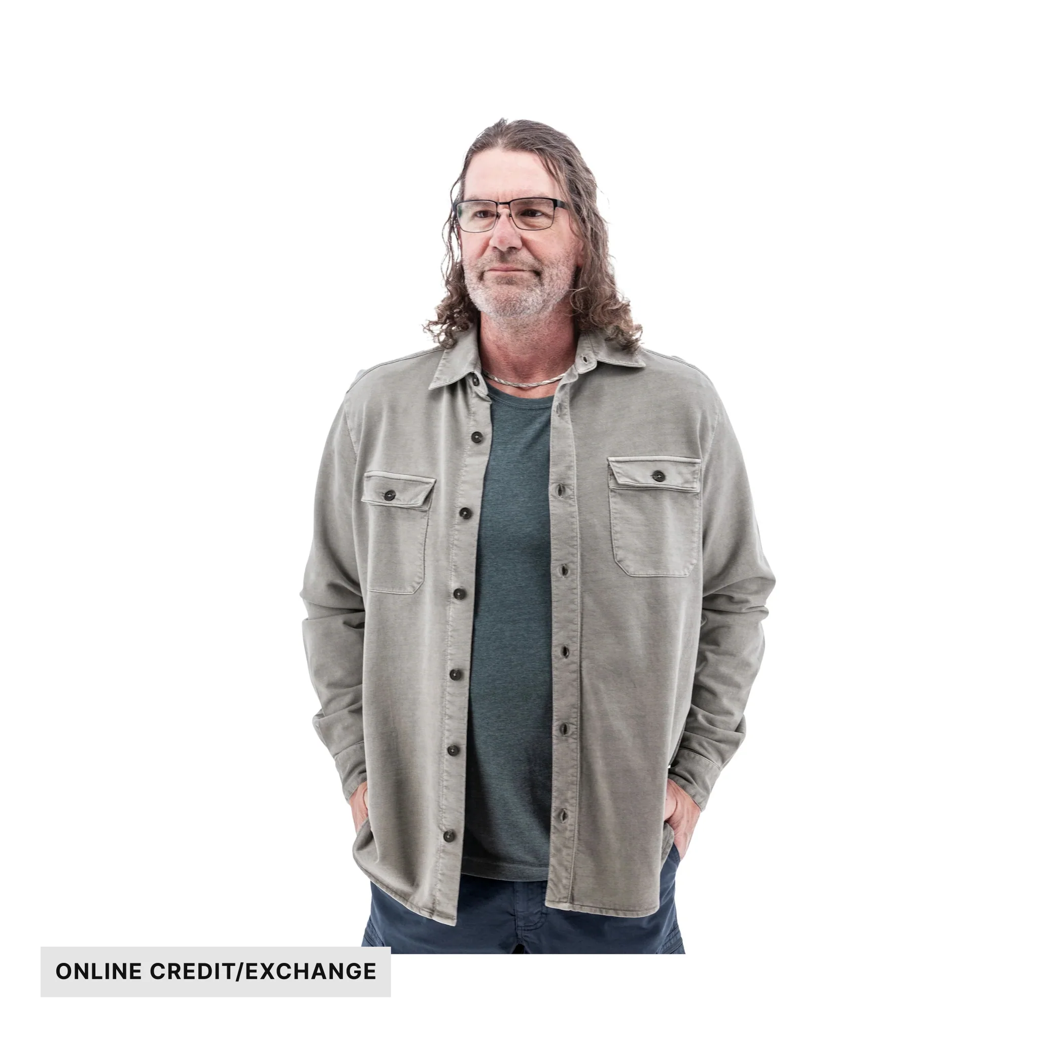 Old Ranch Men's Sprague Shirt - Neutral Grey