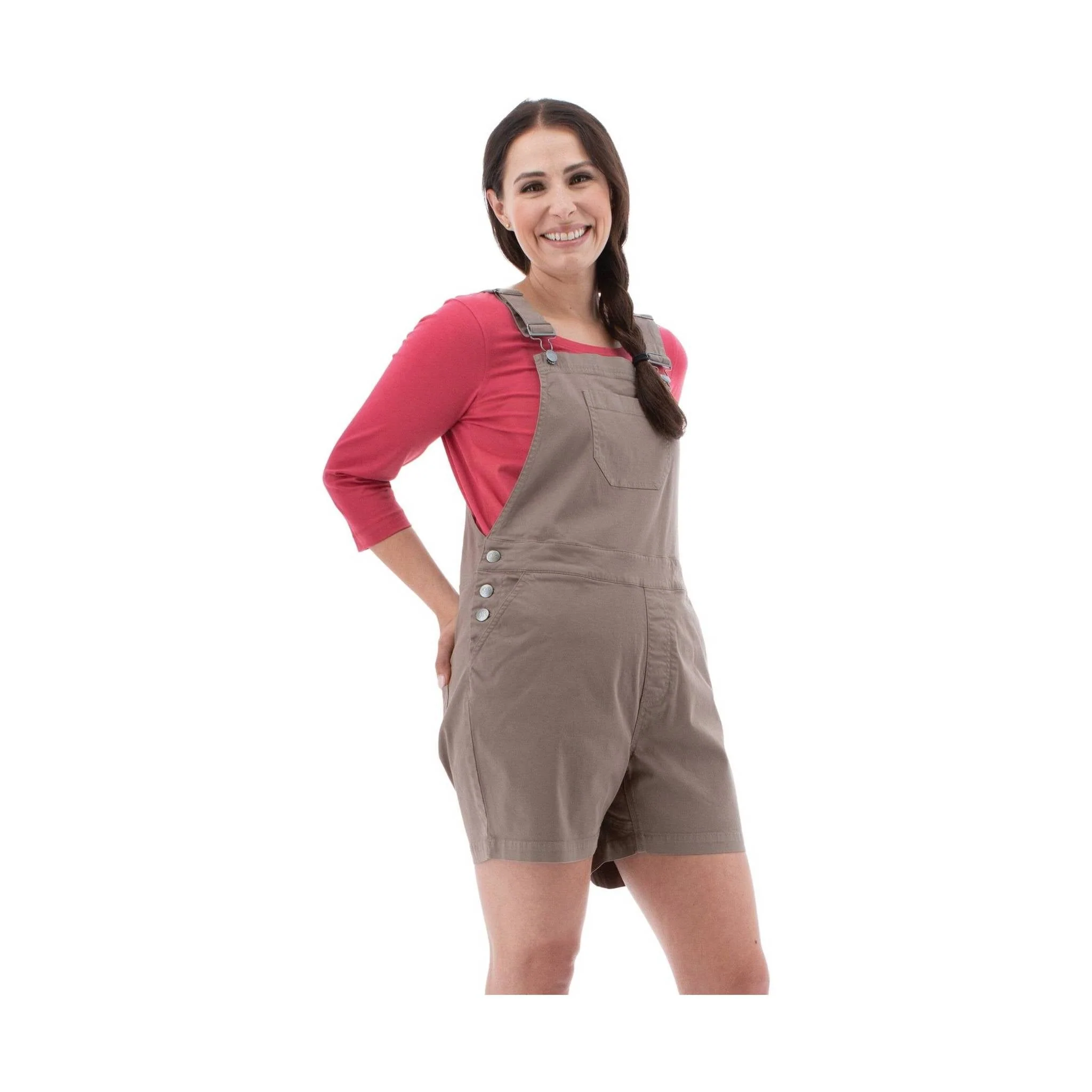 Old Ranch Women's Arne Overall Short - Cinder - Image 2