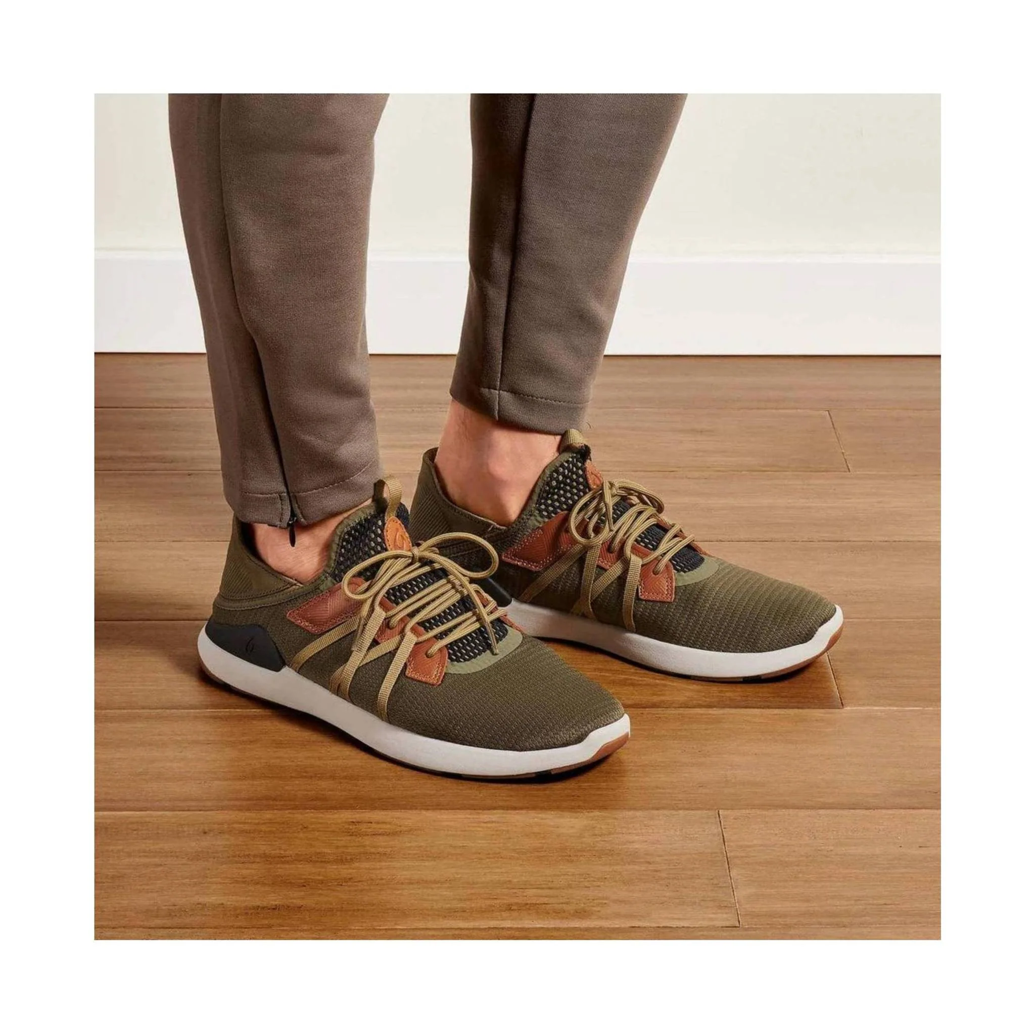 Olukai Men's Mio Li Shoes - Hunter / Lava Rock - Image 5