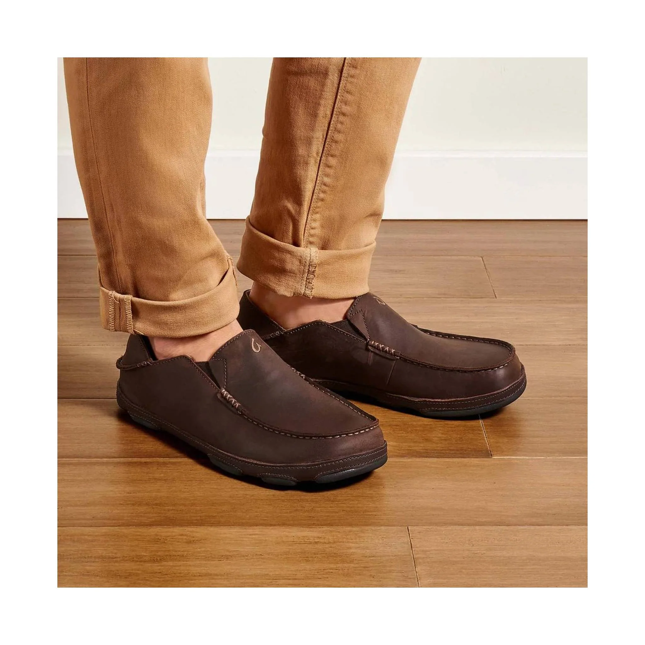 OluKai Men's Moloa - Dark wood Java - Image 4