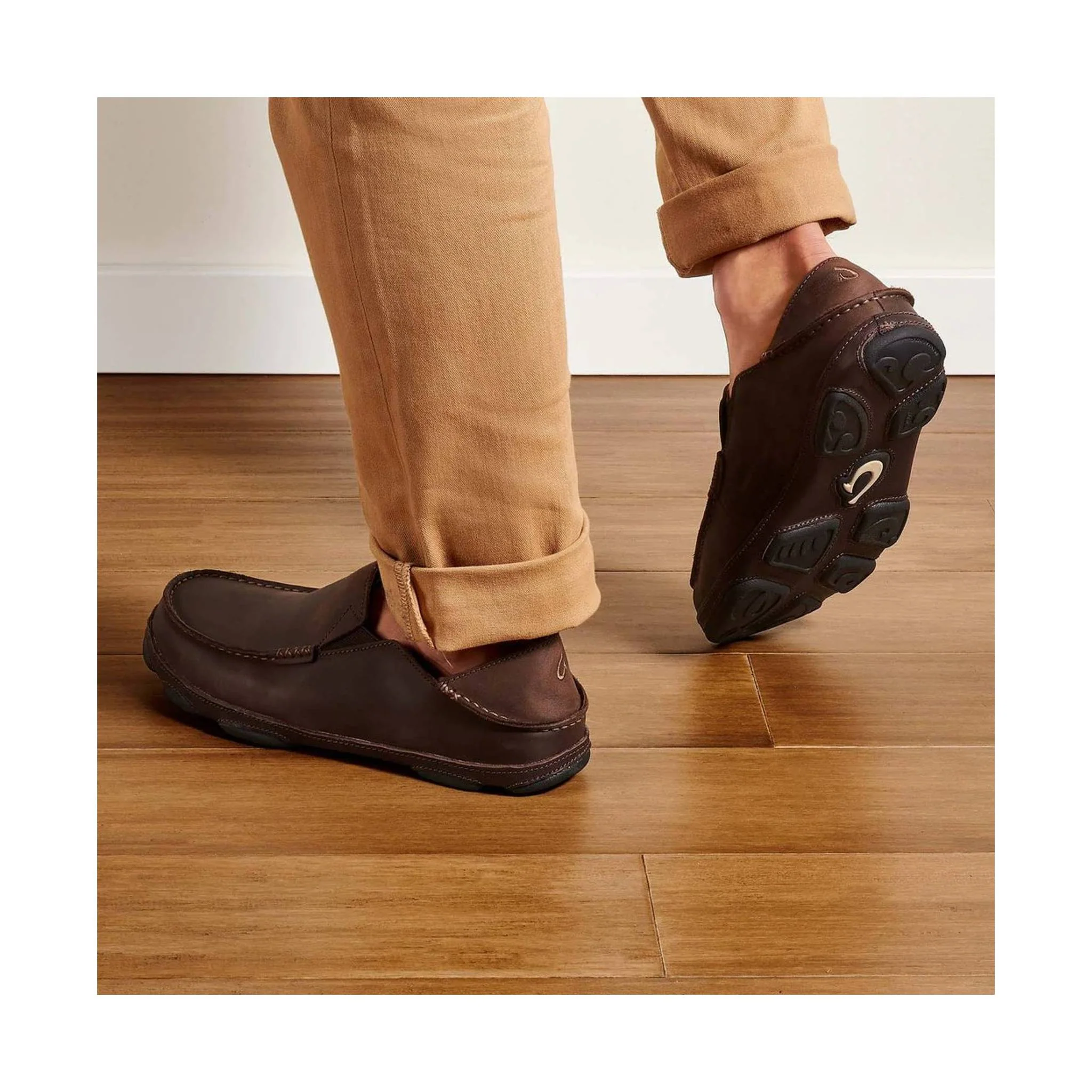 OluKai Men's Moloa - Dark wood Java - Image 5