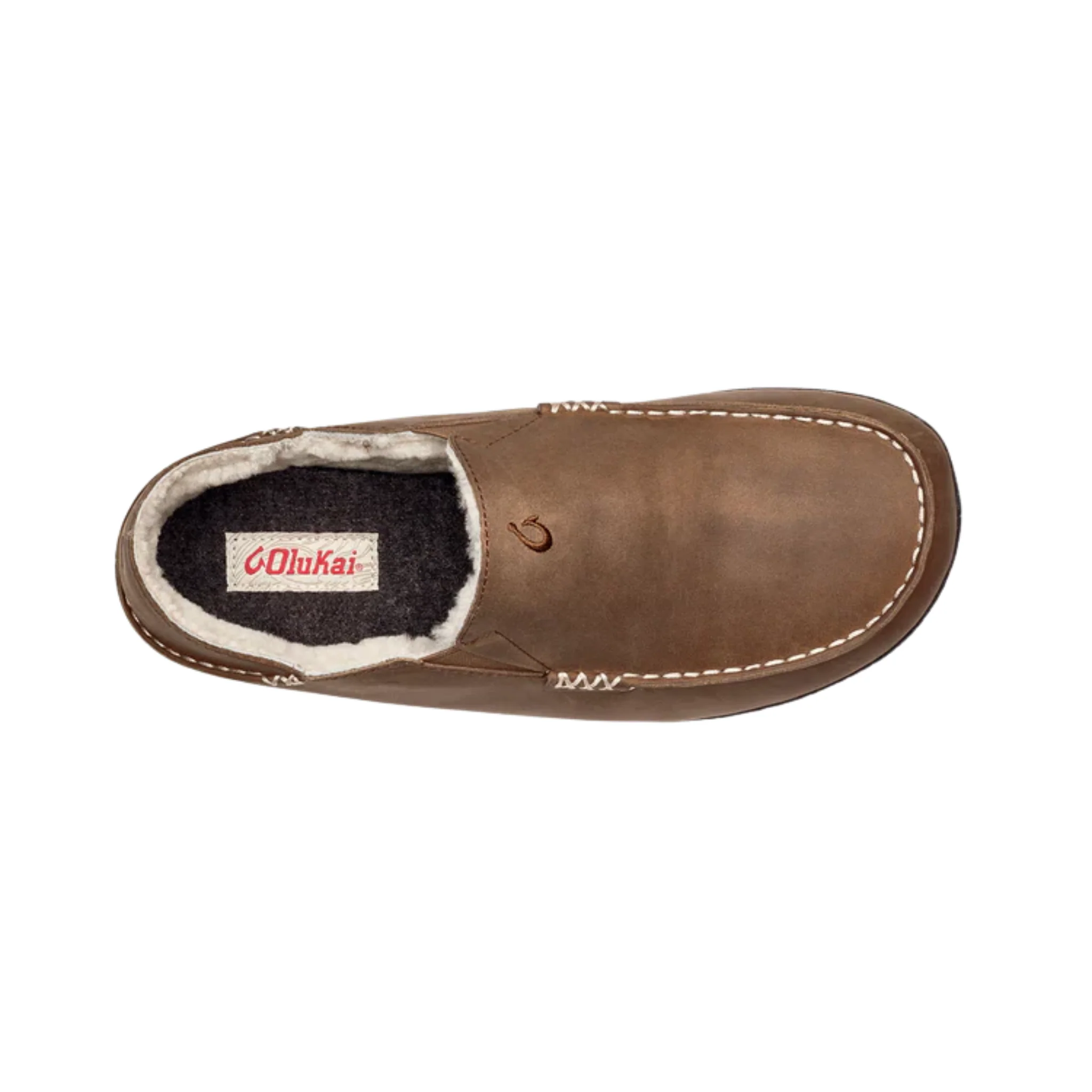 OluKai Men's Moloa Slipper - Toffee/ Dark Wood - Image 2