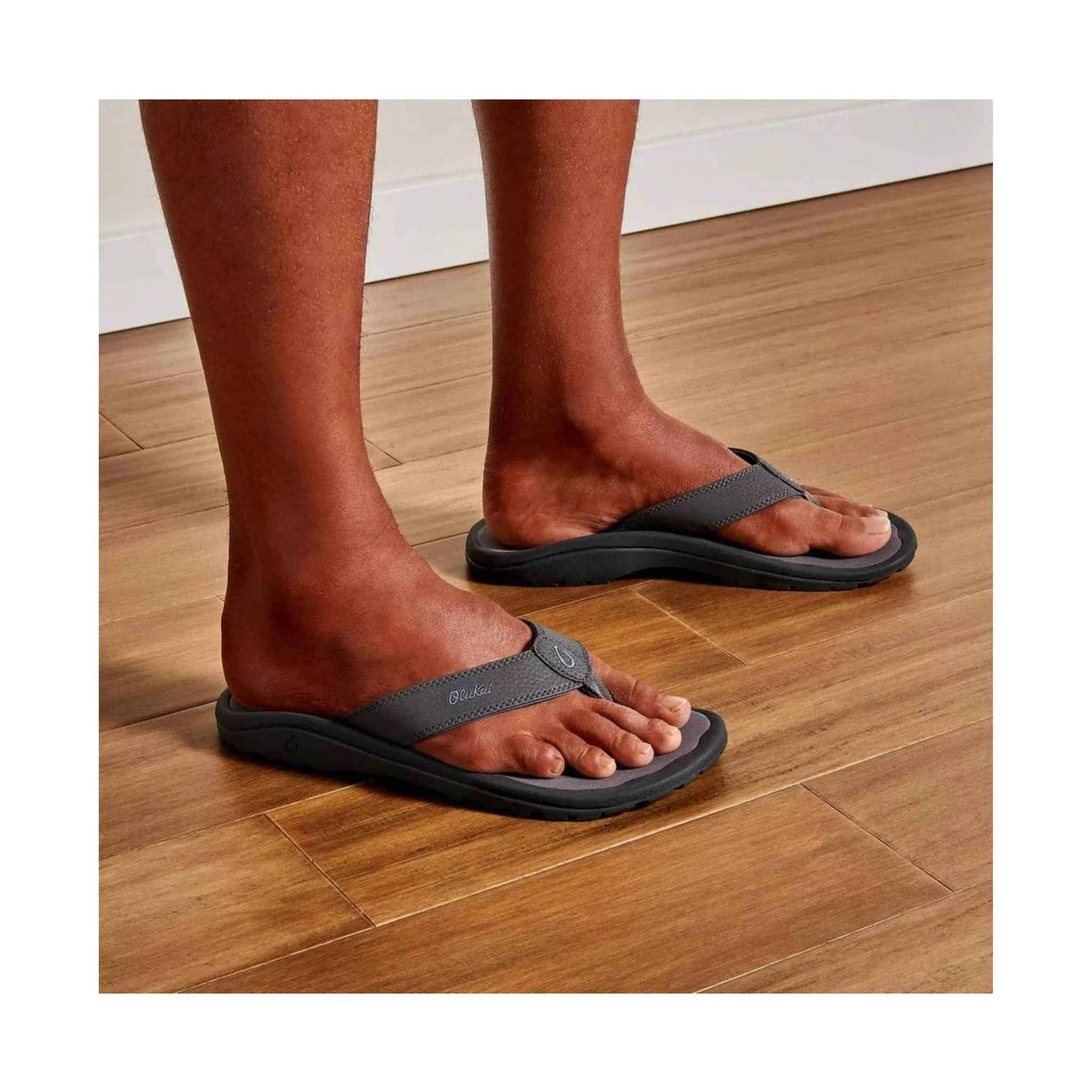 OluKai Men's Ohana Flip Flop - Pavement - Image 4