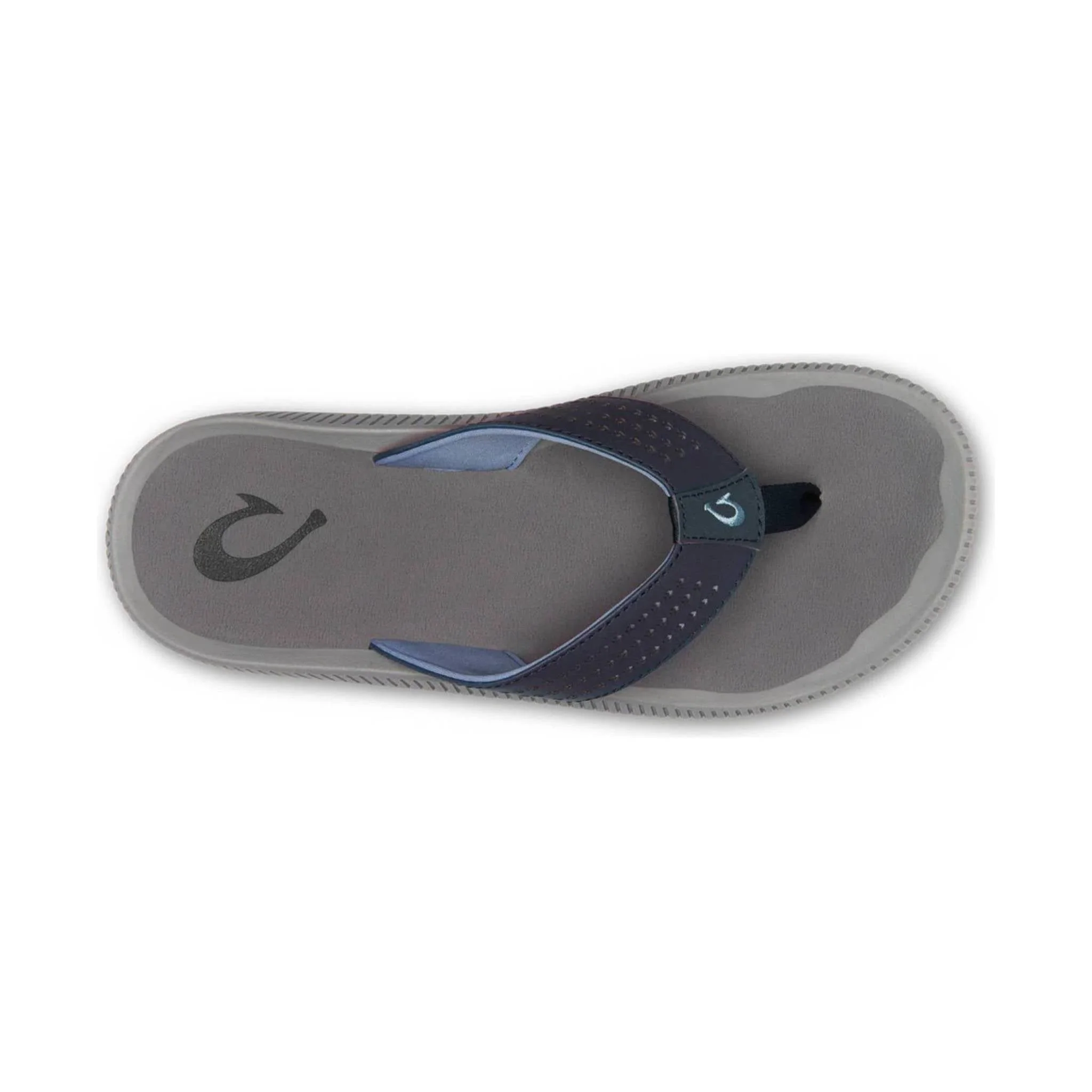 Olukai Men's Ulele Flip Flop - Blue Depth / Charcoal - Image 2