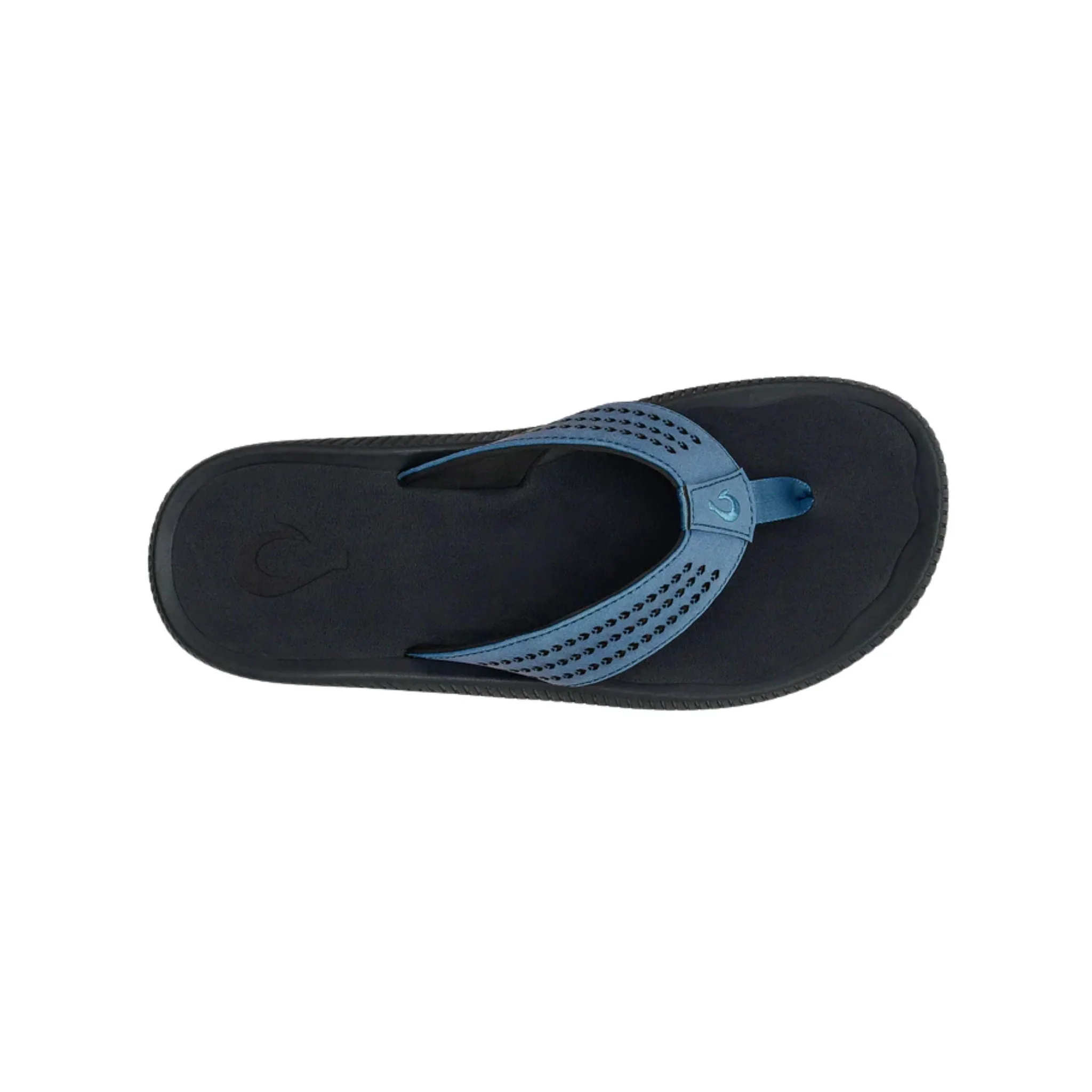 Olukai Men's Ulele Flip Flop - Blue fog/ Lava Rock - Image 3