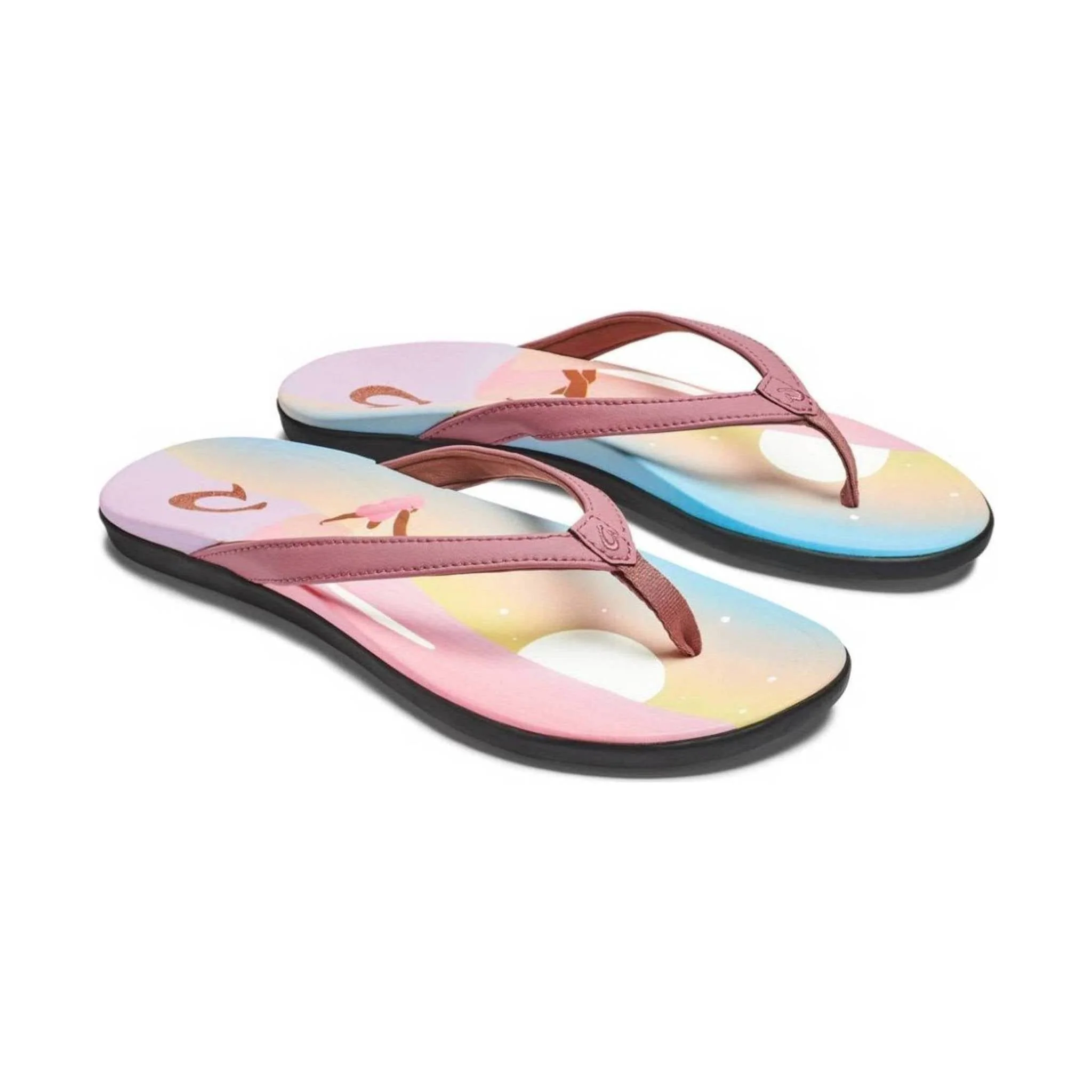 Olukai Women's Hoopio Pae Flip Flop - Ash Rose/Pae - Image 3
