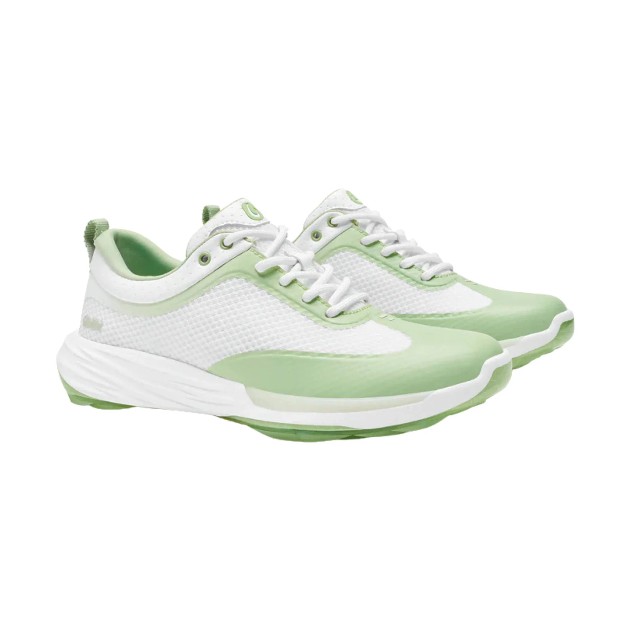 Olukai Women's Makena Golf Shoes - Bright White/Mint - Image 2