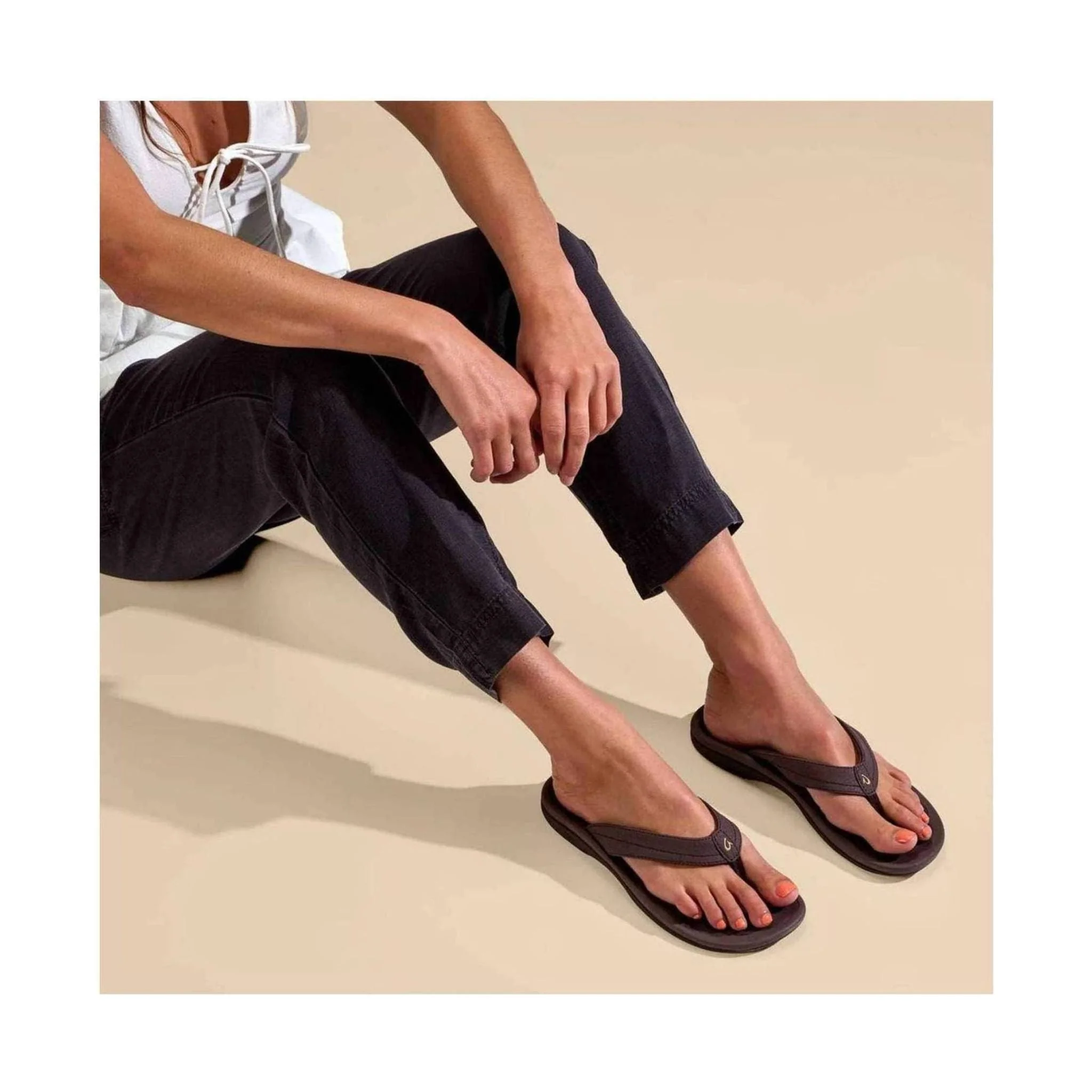OluKai Women's Ohana Sandals - Dark Java - Image 4