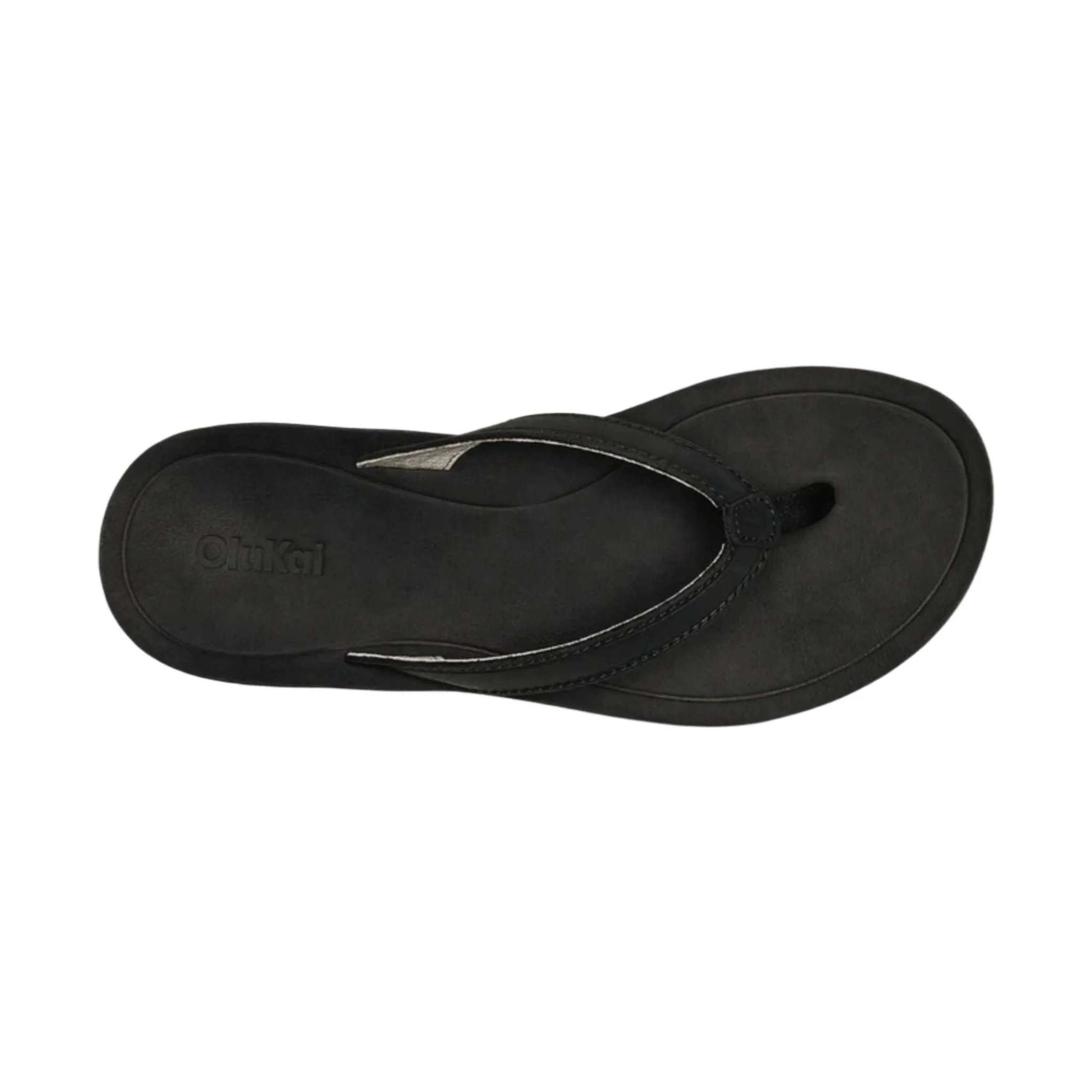 OluKai Women's Southshore Waterproof Leather Sandals - Lava Rock - Image 2