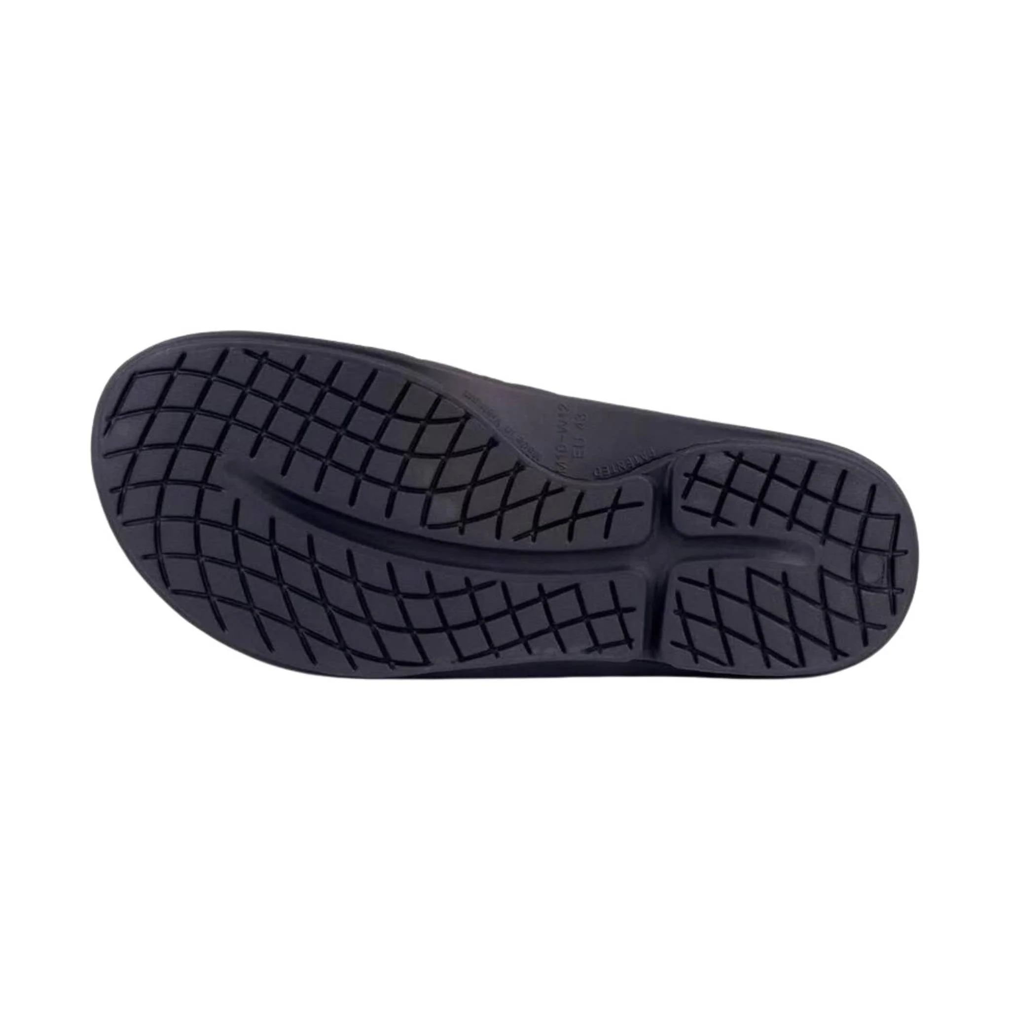 OOfos OOahh Sport Flex Slide - Matte Black - Image 4