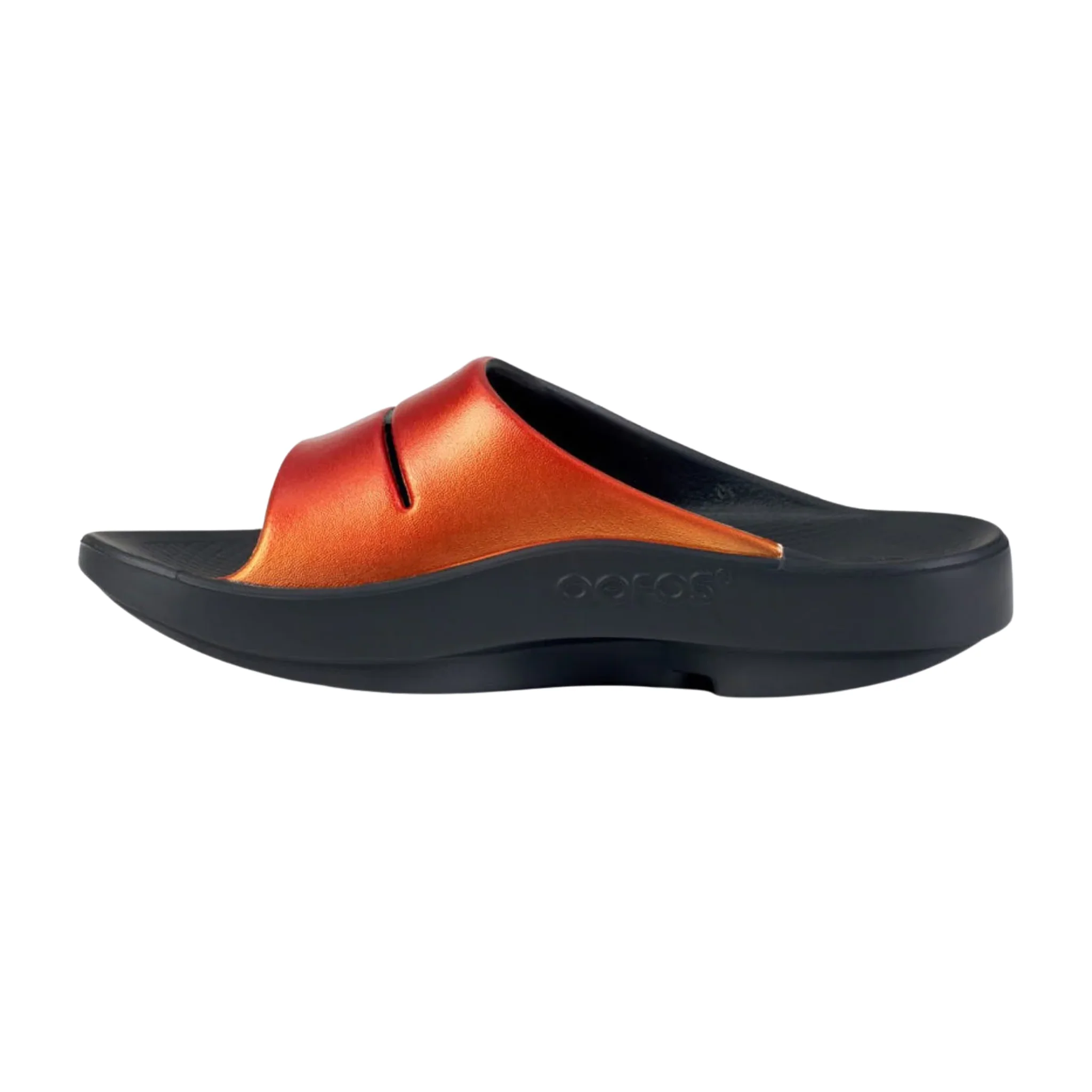 OOfos Women's OOahh Luxe Slide - Black/Solstice - Image 2